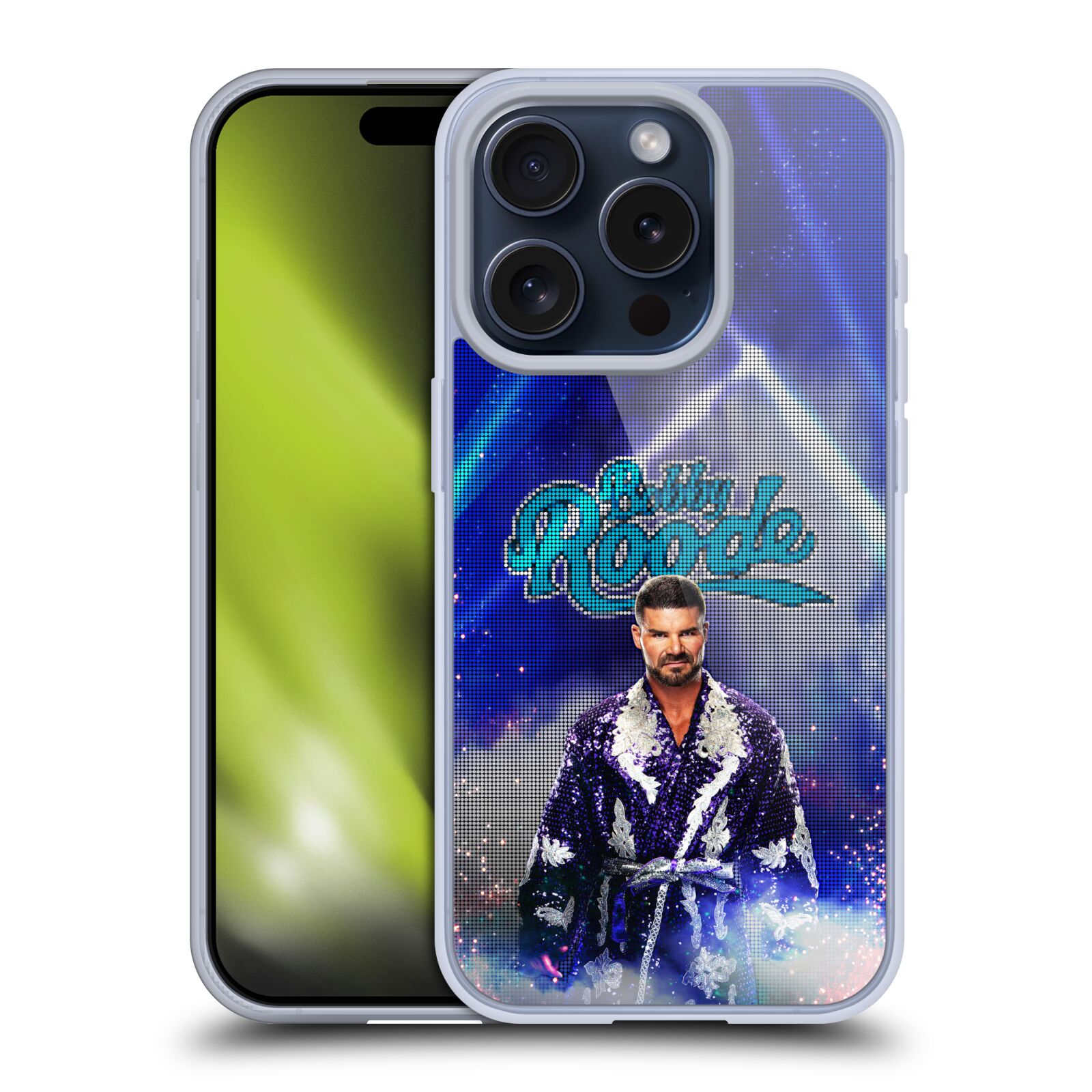 OFFICIAL WWE ROBERT ROODE SOFT GEL CASE FOR APPLE iPHONE PHONES - Picture 8 of 8