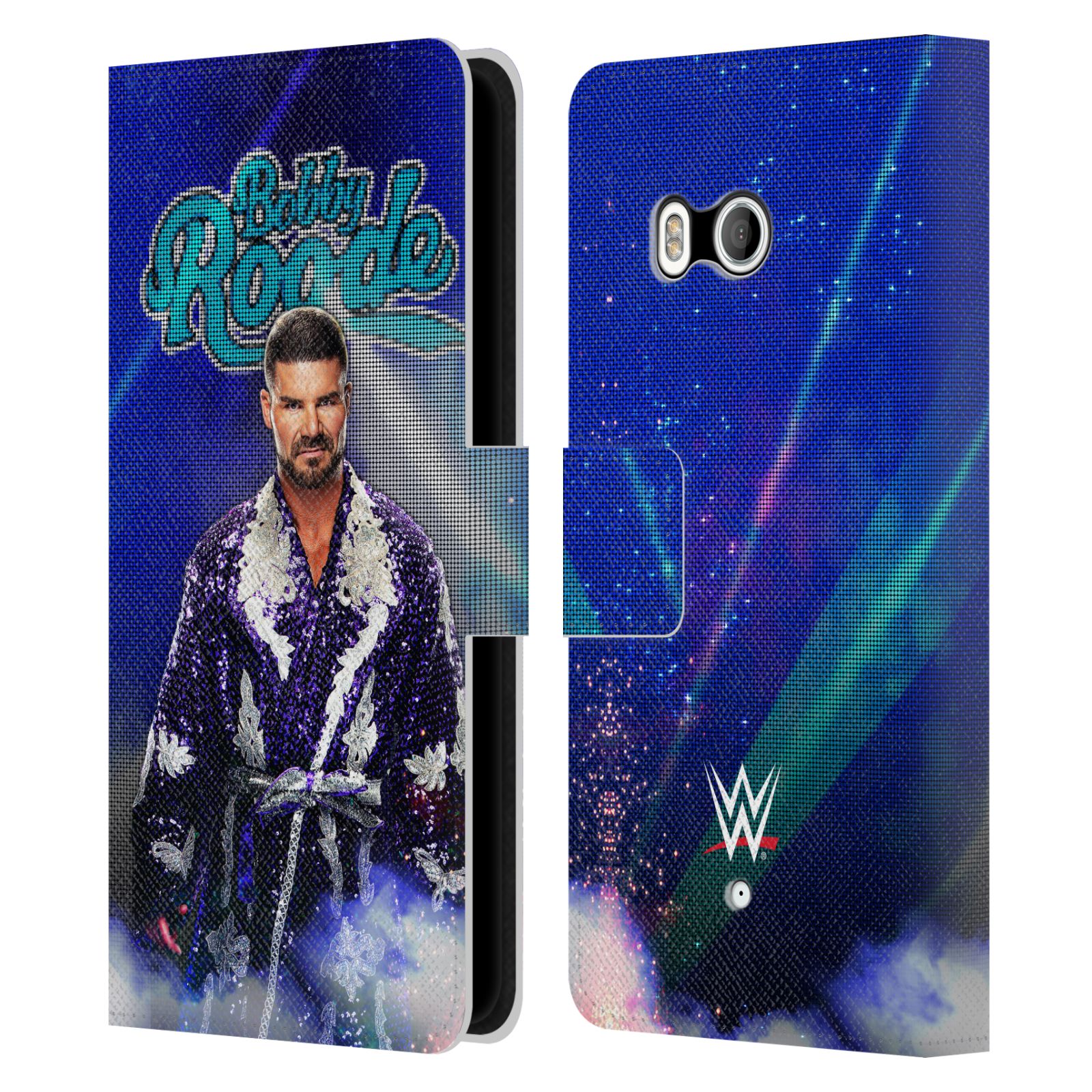 OFFICIAL WWE ROBERT ROODE LEATHER BOOK WALLET CASE COVER FOR HTC PHONES 1 - Picture 7 of 7