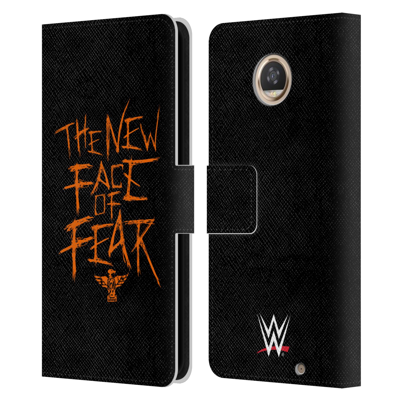 OFFICIAL WWE BRAY WYATT LEATHER BOOK WALLET CASE COVER FOR MOTOROLA PHONES - Picture 7 of 9