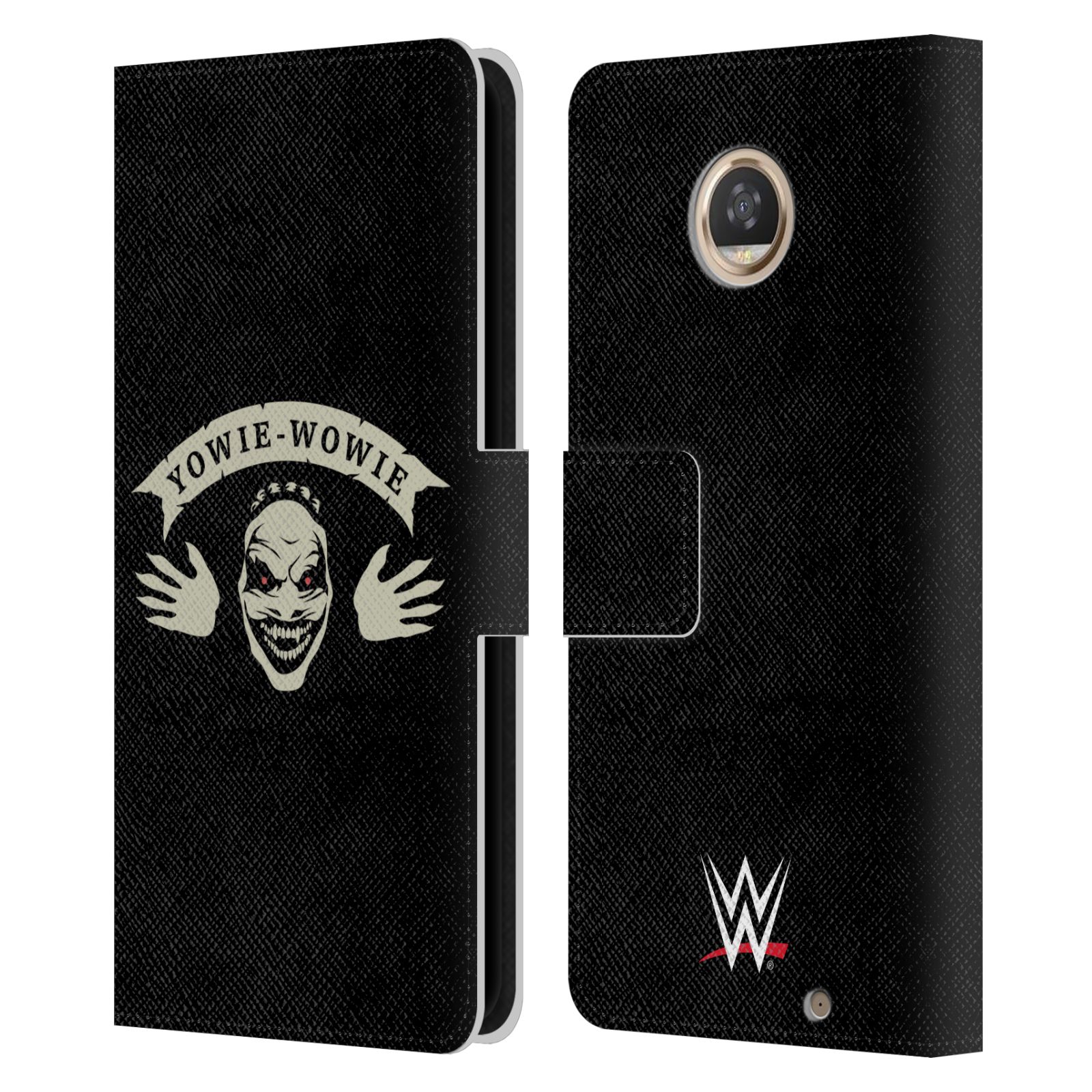 OFFICIAL WWE BRAY WYATT LEATHER BOOK WALLET CASE COVER FOR MOTOROLA PHONES - Picture 9 of 9