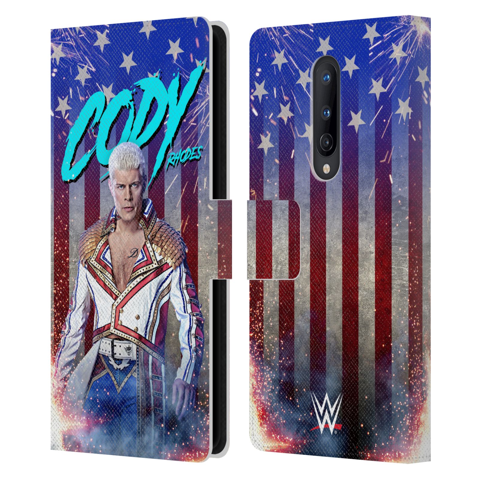 OFFICIAL WWE CODY RHODES GRAPHICS LEATHER BOOK WALLET CASE FOR ONEPLUS PHONES - Picture 9 of 9