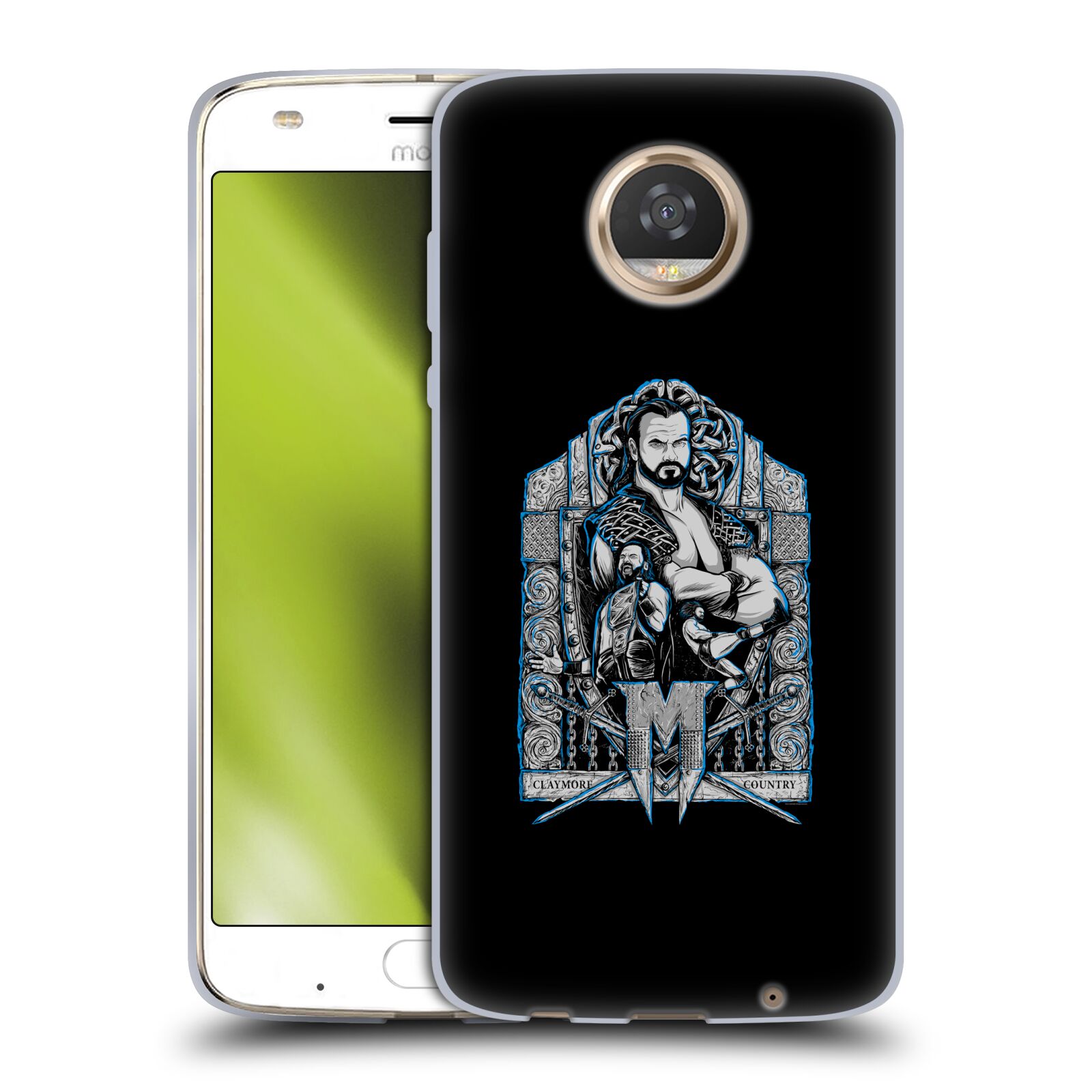 OFFICIAL WWE D. MCINTYRE GRAPHICS SOFT GEL CASE FOR MOTOROLA PHONES - Picture 9 of 10