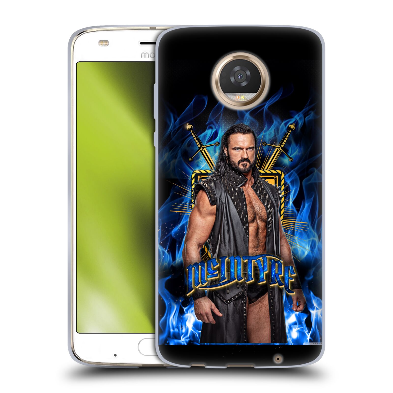OFFICIAL WWE D. MCINTYRE GRAPHICS SOFT GEL CASE FOR MOTOROLA PHONES - Picture 8 of 10