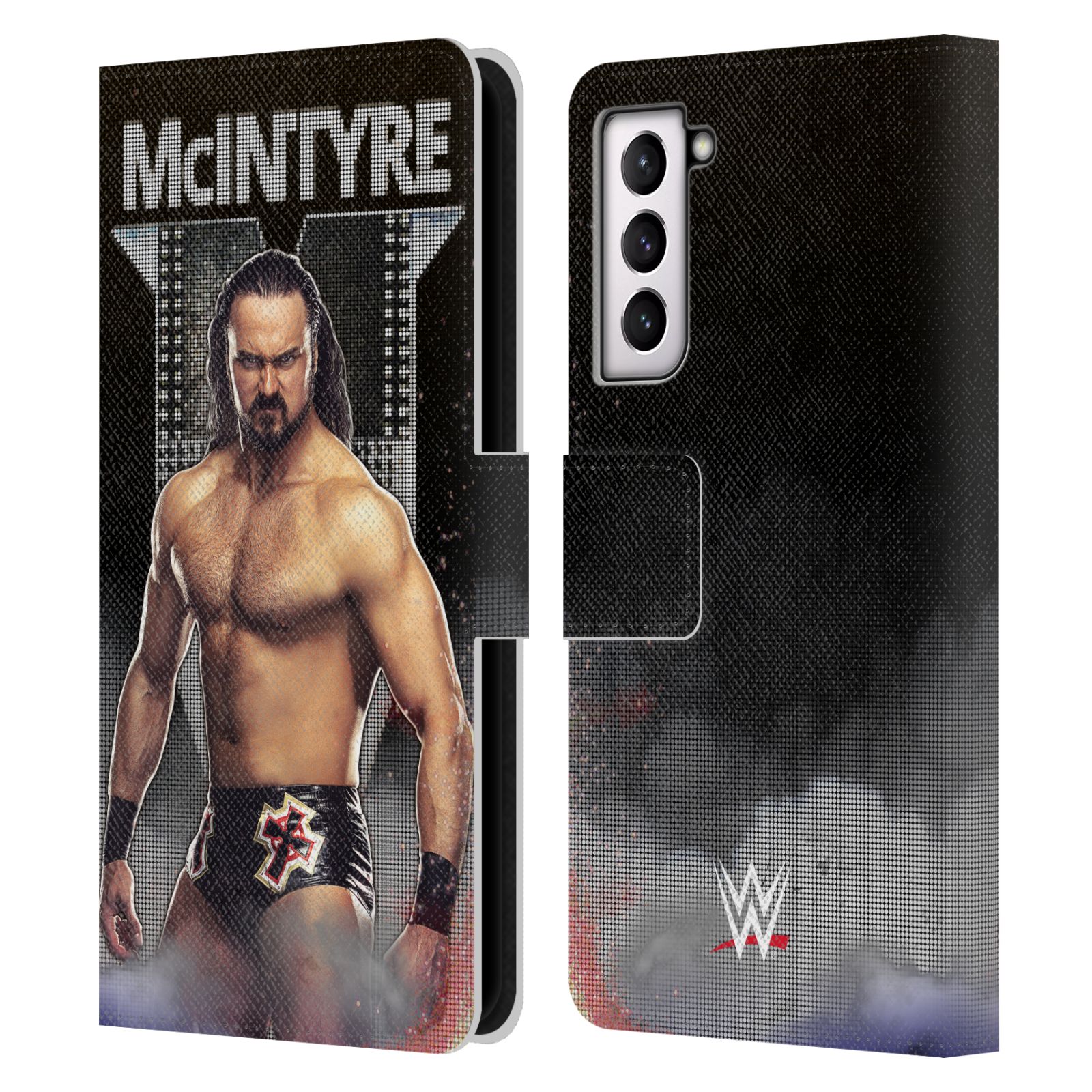 FUNDA BILLETERA OFICIAL WWE DREW MCINTYRE CUERO LIBRO PARA TELÉFONOS SAMSUNG 4 - Imagen 8 de 8