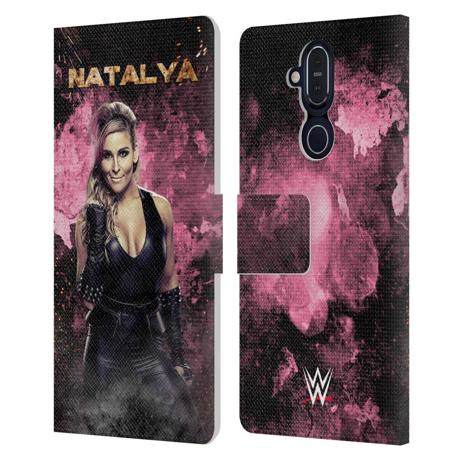 OFFICIAL WWE NATALYA LEATHER BOOK WALLET CASE COVER FOR NOKIA PHONES - Picture 7 of 7