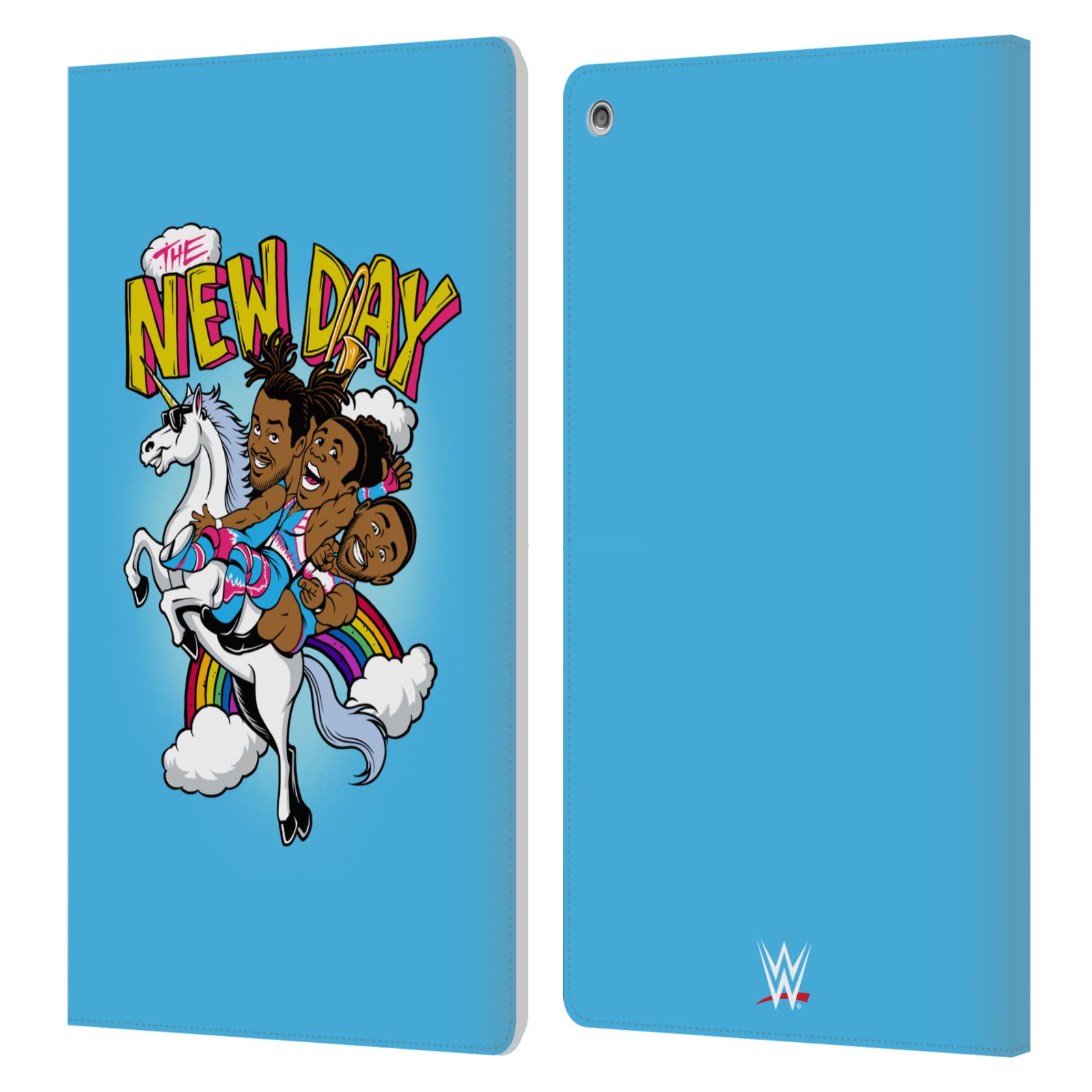 OFFICIAL WWE THE NEW DAY LEATHER BOOK WALLET CASE COVER FOR AMAZON FIRE - Picture 8 of 19