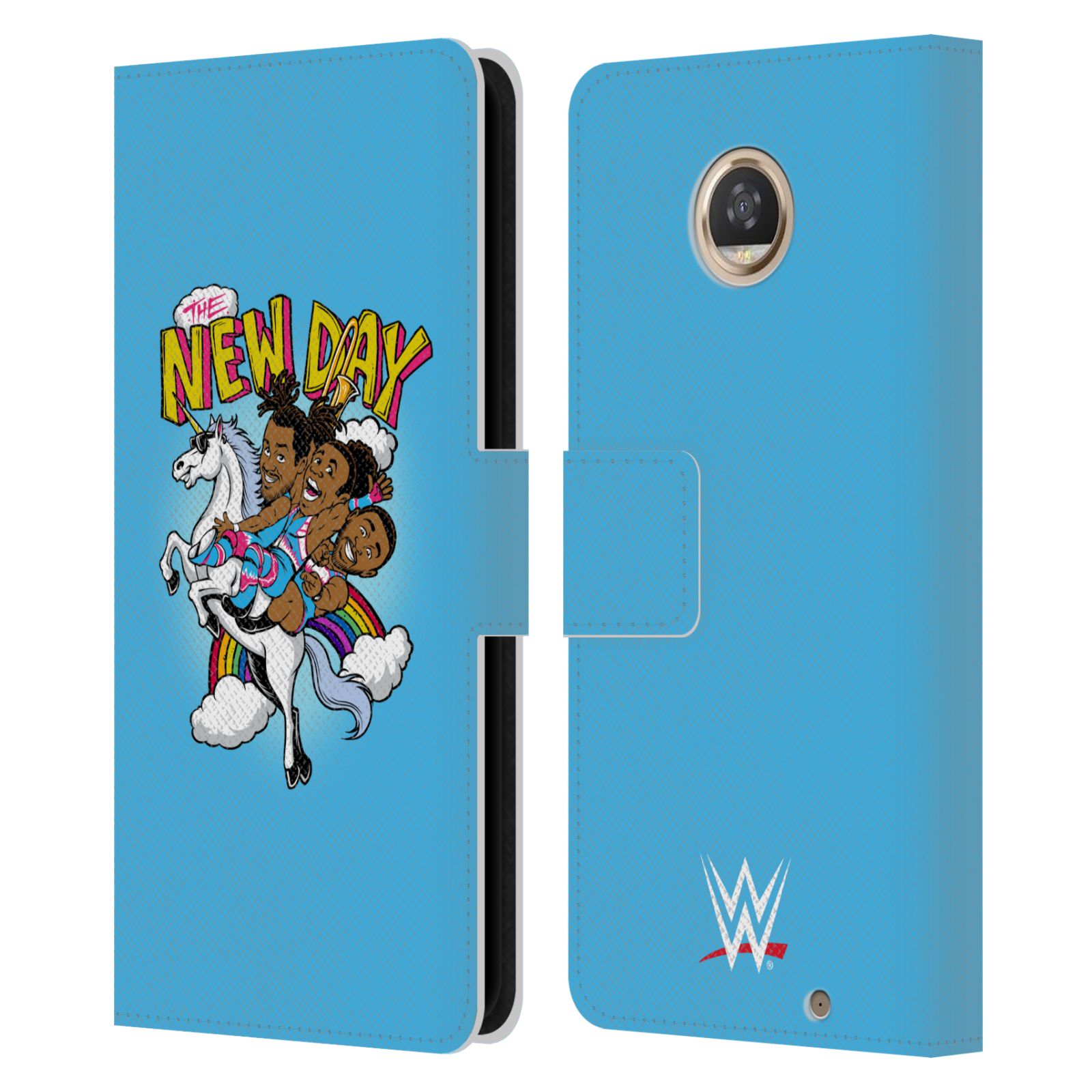 OFFICIAL WWE THE NEW DAY LEATHER BOOK WALLET CASE COVER FOR MOTOROLA PHONES - Picture 8 of 19