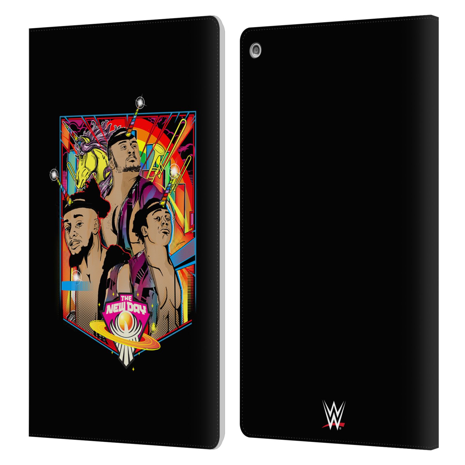 OFFICIAL WWE THE NEW DAY LEATHER BOOK WALLET CASE COVER FOR AMAZON FIRE - Picture 12 of 19
