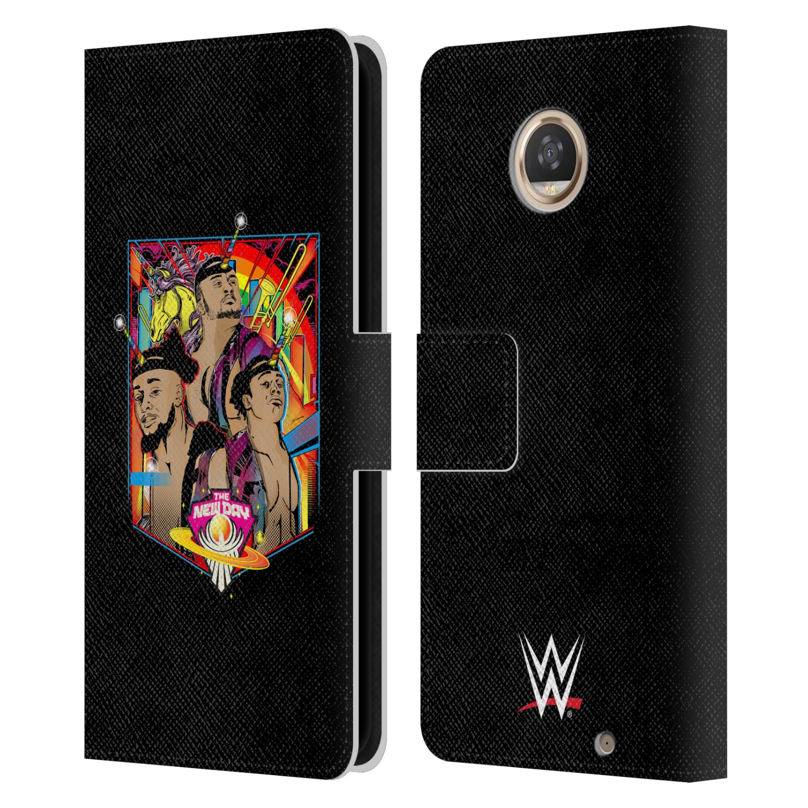 OFFICIAL WWE THE NEW DAY LEATHER BOOK WALLET CASE COVER FOR MOTOROLA PHONES - Picture 12 of 19