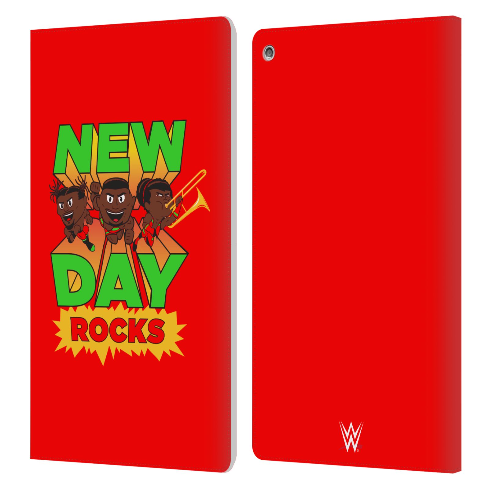 OFFICIAL WWE THE NEW DAY LEATHER BOOK WALLET CASE COVER FOR AMAZON FIRE - Picture 14 of 19