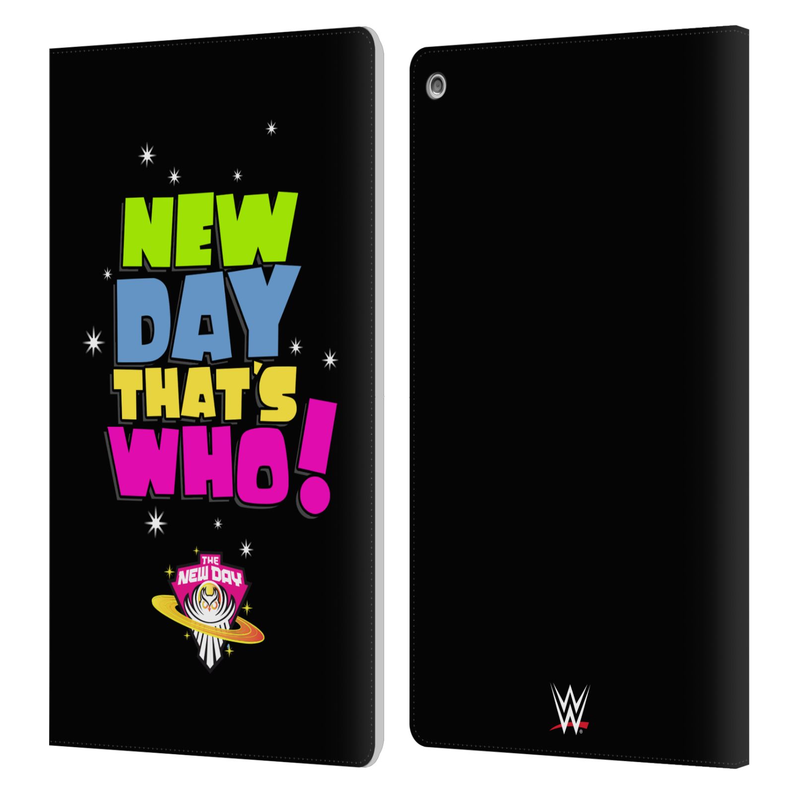 OFFICIAL WWE THE NEW DAY LEATHER BOOK WALLET CASE COVER FOR AMAZON FIRE - Picture 15 of 19