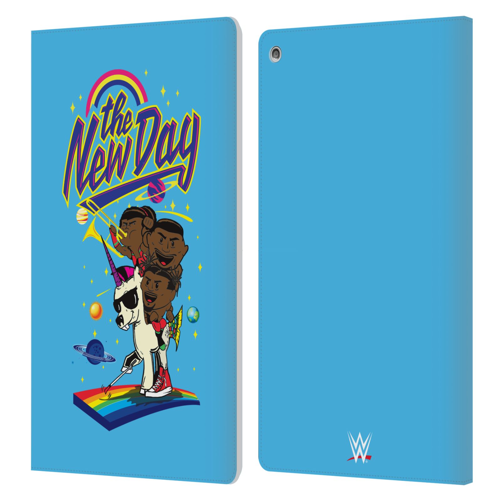 OFFICIAL WWE THE NEW DAY LEATHER BOOK WALLET CASE COVER FOR AMAZON FIRE - Picture 18 of 19