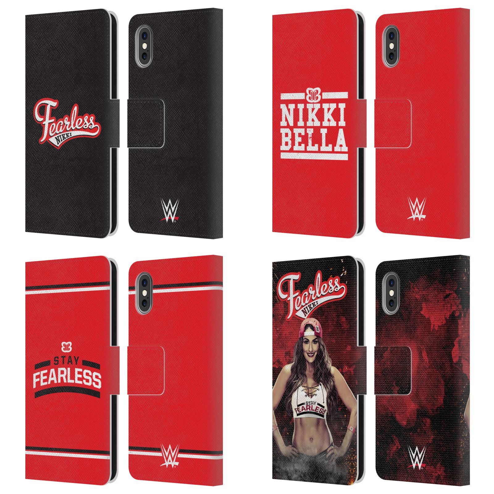 Official Wwe Nikki Bella Leather Book Wallet Case Cover For Apple Iphone Phones Ebay - nikki bella fearless nikki decal roblox