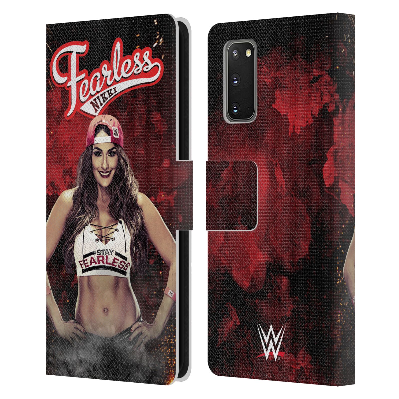 OFFICIAL WWE NIKKI BELLA LEATHER BOOK WALLET CASE COVER FOR SAMSUNG PHONES 1 - Picture 8 of 10