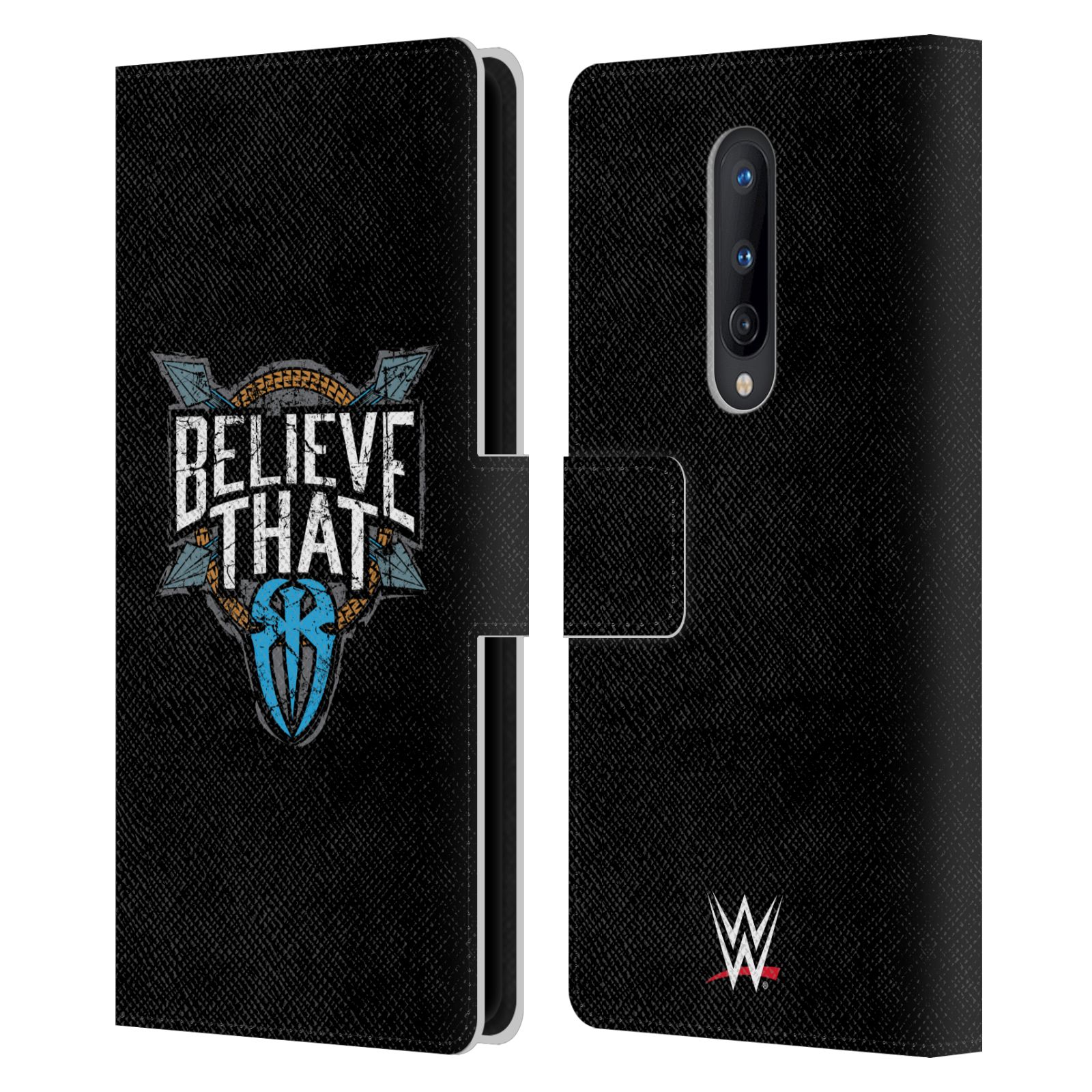 OFFICIAL WWE ROMAN REIGNS LEATHER BOOK WALLET CASE COVER FOR ONEPLUS PHONES - Picture 9 of 19