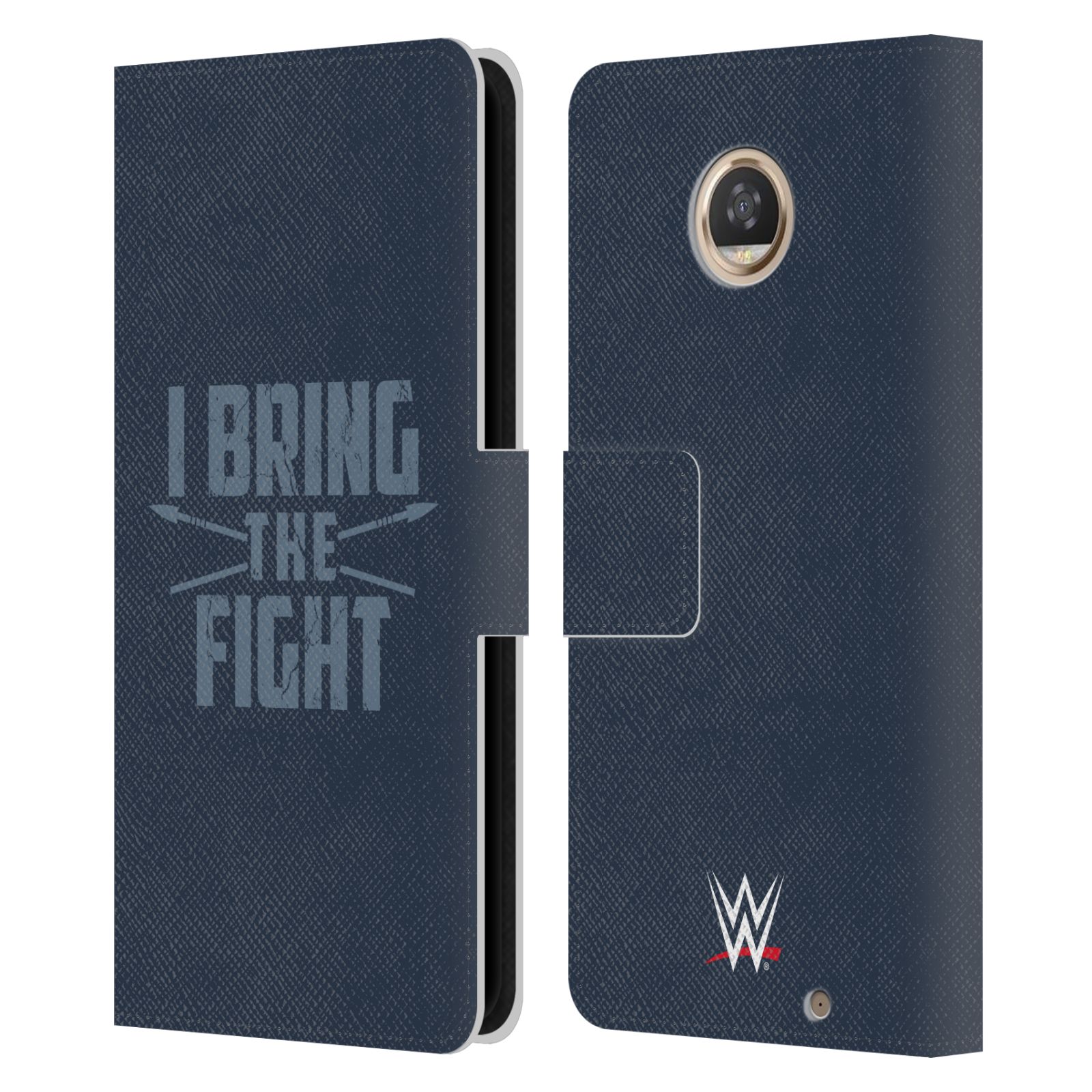OFFICIAL WWE ROMAN REIGNS LEATHER BOOK WALLET CASE COVER FOR MOTOROLA PHONES - Picture 12 of 19