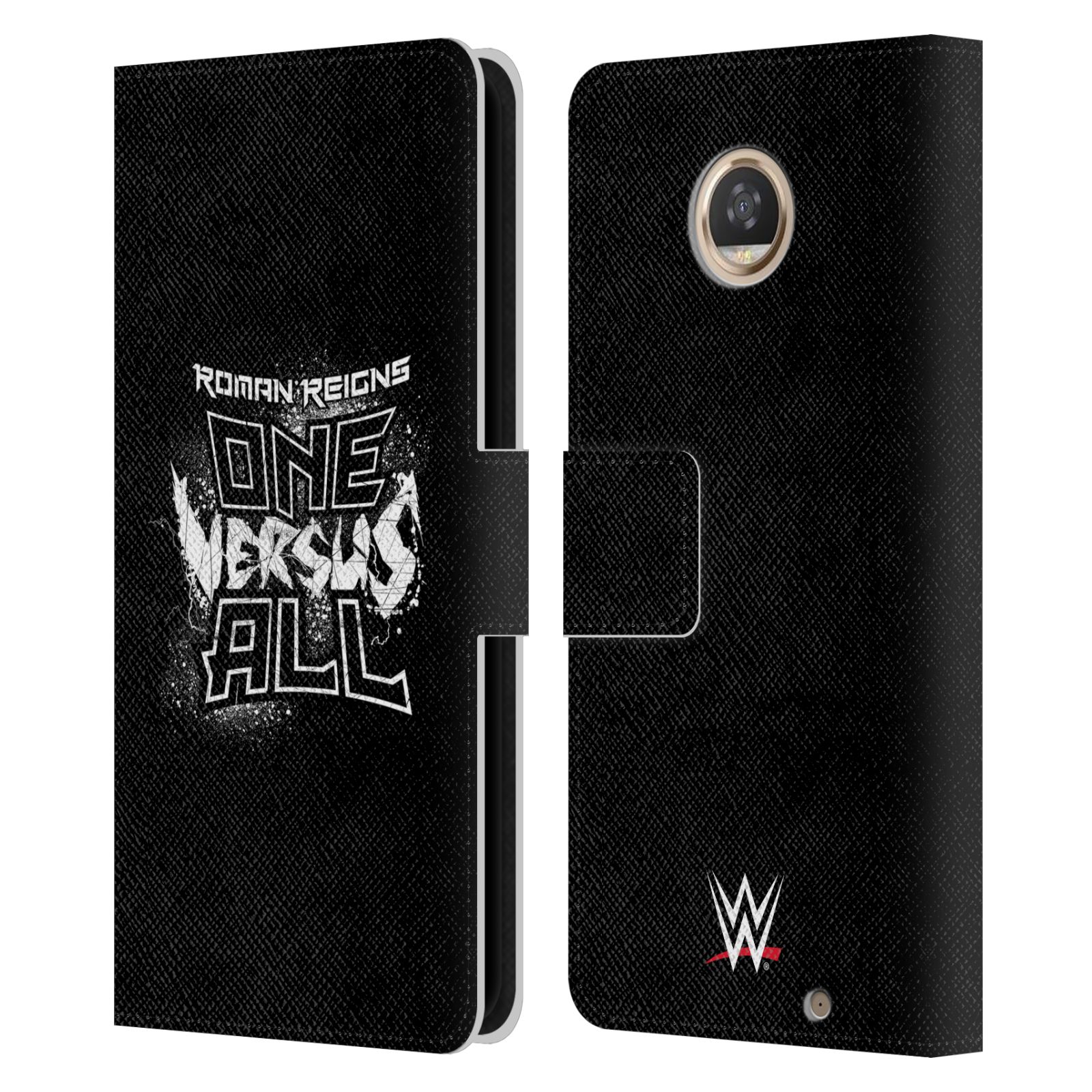 OFFICIAL WWE ROMAN REIGNS LEATHER BOOK WALLET CASE COVER FOR MOTOROLA PHONES - Picture 15 of 19