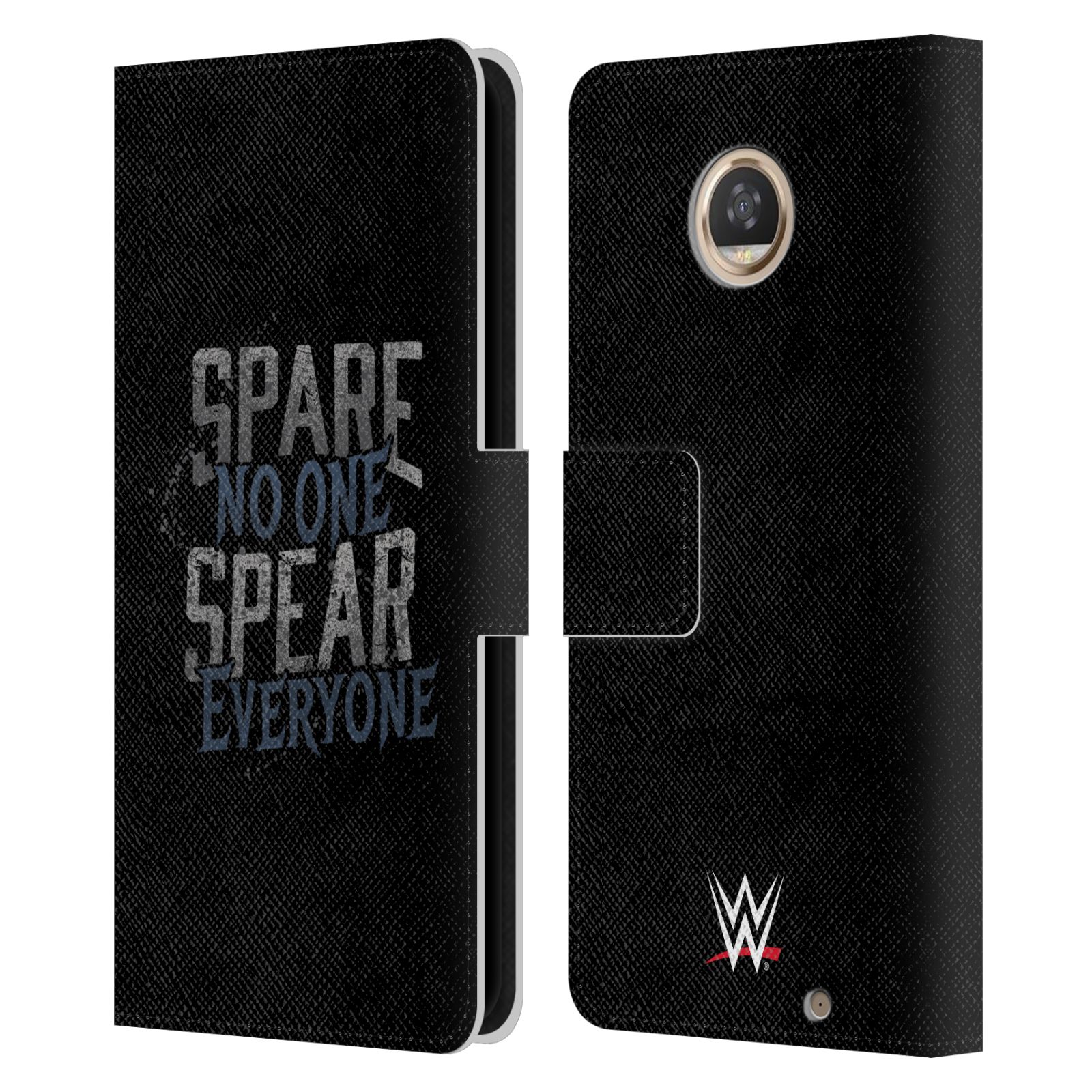 OFFICIAL WWE ROMAN REIGNS LEATHER BOOK WALLET CASE COVER FOR MOTOROLA PHONES - Picture 18 of 19