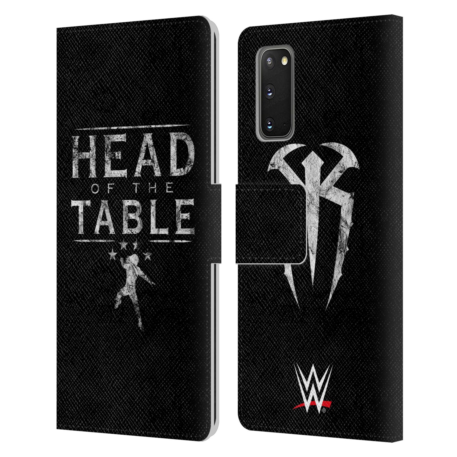 OFFICIAL WWE R. REIGNS GRAPHICS LEATHER BOOK WALLET CASE FOR SAMSUNG PHONES 1