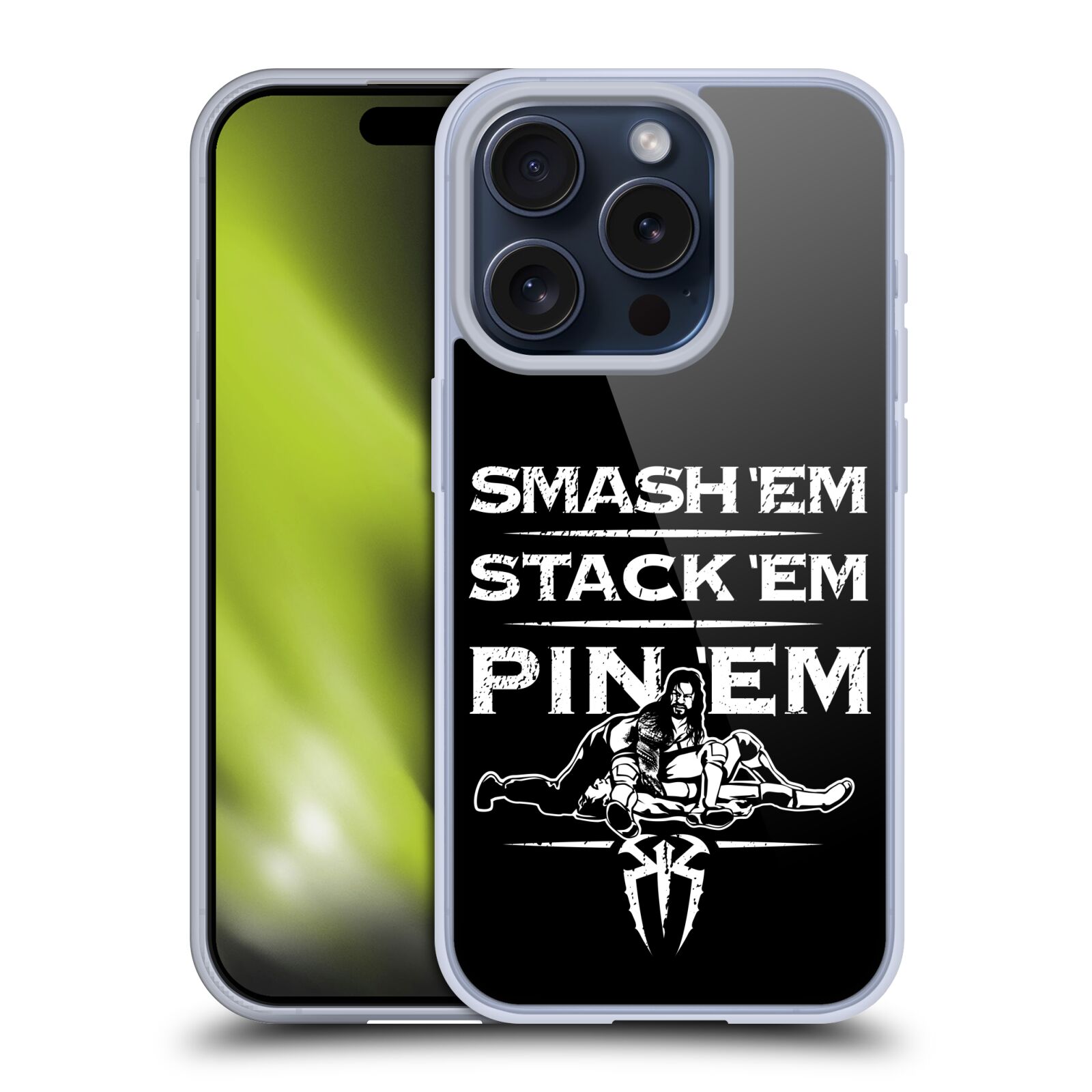 OFFICIAL WWE R. REIGNS GRAPHICS SOFT GEL CASE FOR APPLE iPHONE PHONES - Picture 11 of 12