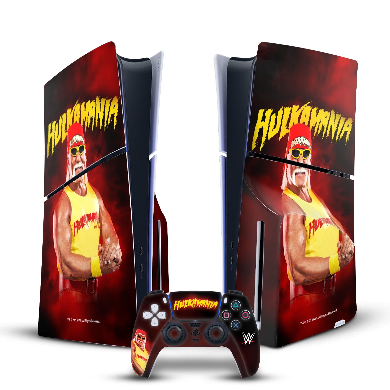 WWE SUPERSTARS AND LEGENDS 2 VINYL SKIN FOR PS5 SLIM DISC CONSOLE & CONTROLLER - Picture 10 of 12