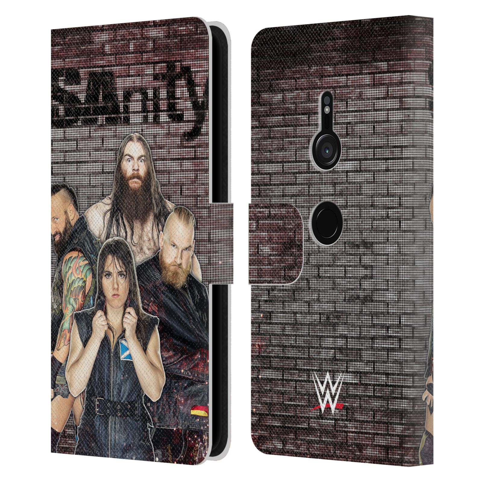 OFFICIAL WWE SANITY LEATHER BOOK WALLET CASE COVER FOR SONY PHONES 1 - Picture 7 of 7