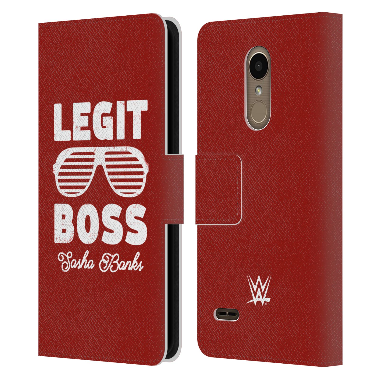 OFFICIAL WWE SASHA BANKS LEATHER BOOK WALLET CASE COVER FOR LG PHONES 1 - Picture 7 of 7