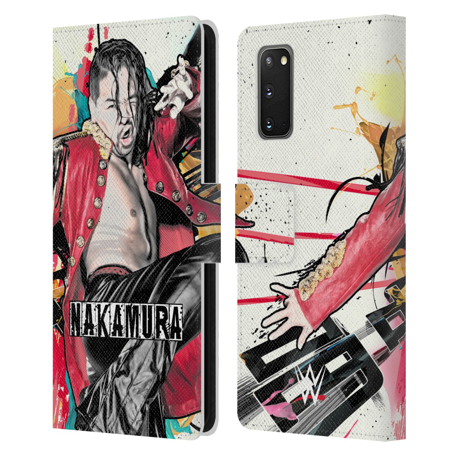 OFFICIAL WWE SHINSUKE NAKAMURA LEATHER BOOK WALLET CASE FOR SAMSUNG PHONES 1 - Picture 7 of 8