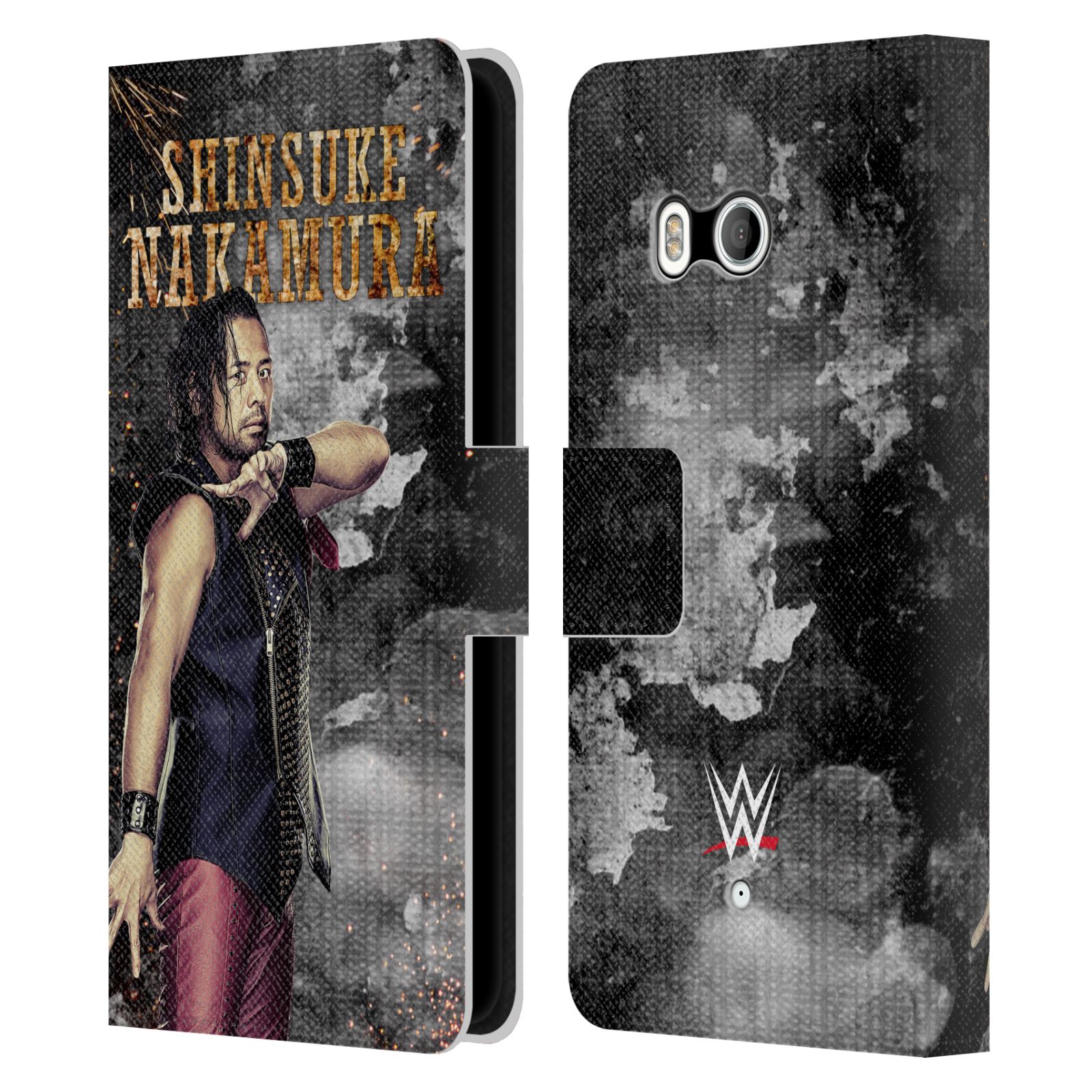 OFFICIAL WWE SHINSUKE NAKAMURA LEATHER BOOK WALLET CASE COVER FOR HTC PHONES 1 - Picture 7 of 7