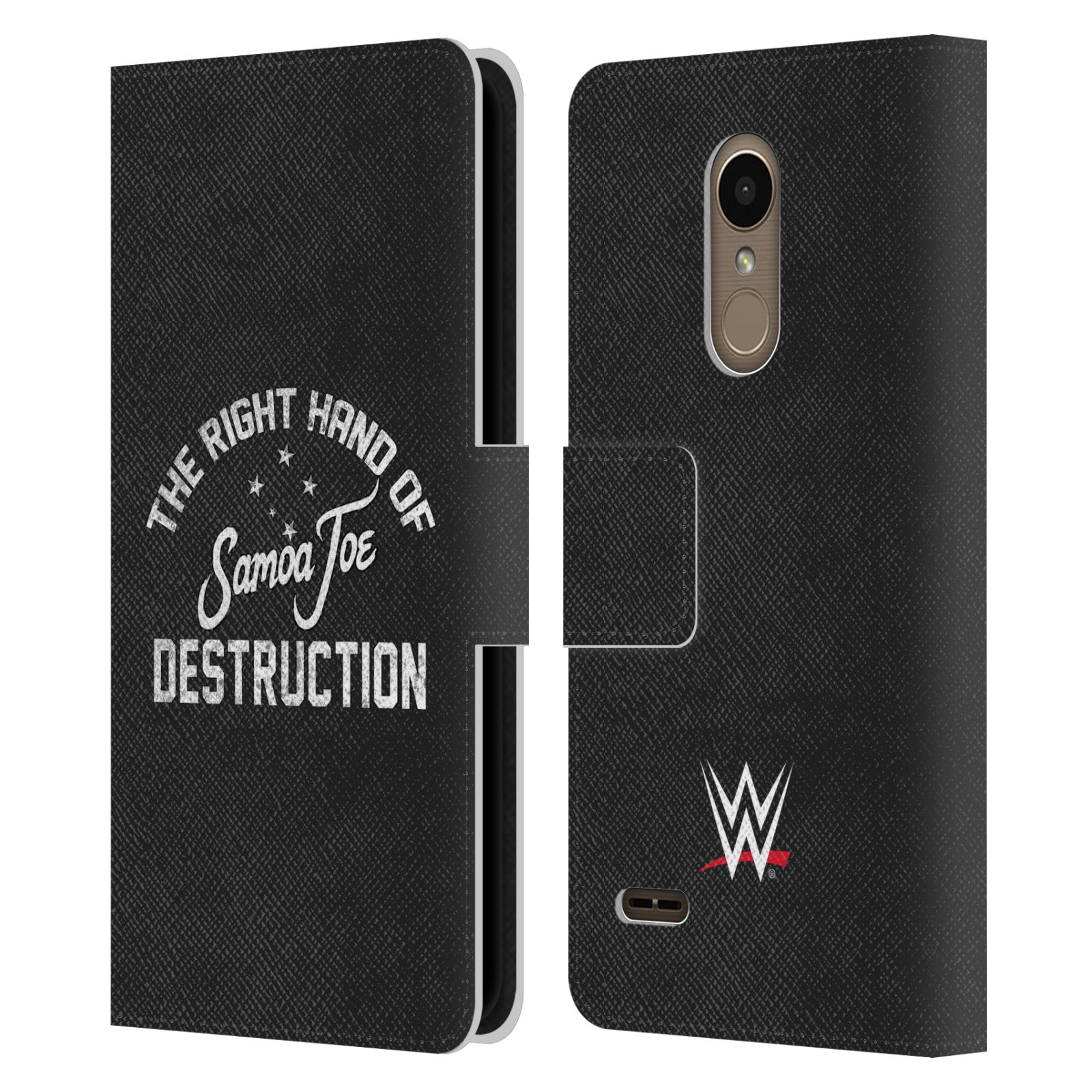 OFFICIAL WWE SAMOA JOE LEATHER BOOK WALLET CASE COVER FOR LG PHONES 1 - Picture 7 of 7
