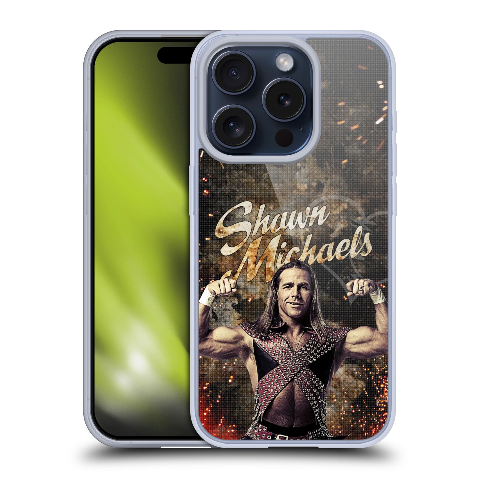 OFFICIAL WWE SHAWN MICHAELS SOFT GEL CASE FOR APPLE iPHONE PHONES - Picture 9 of 10