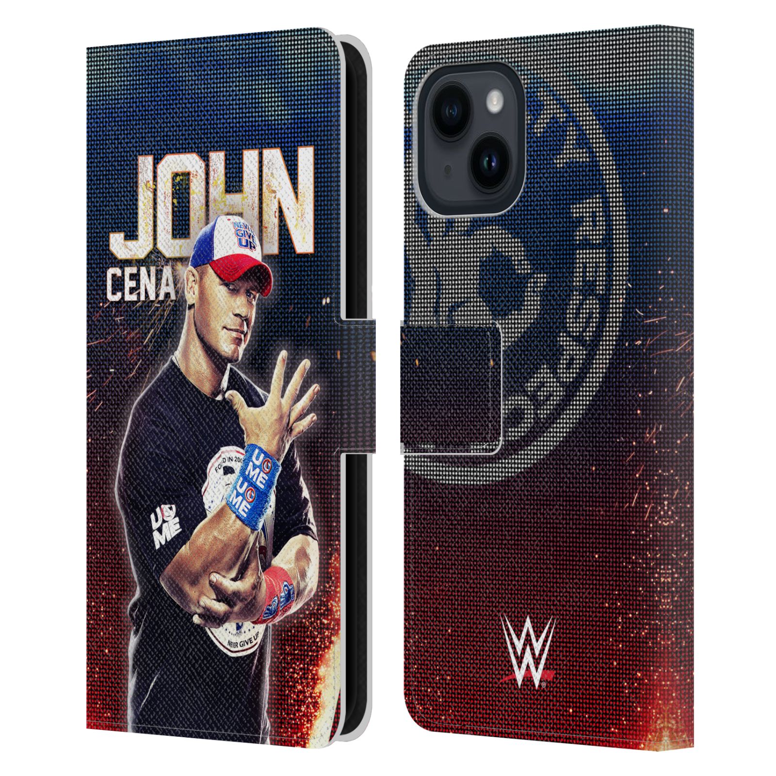 John Cena Leather Wallet Case for iPhone 15