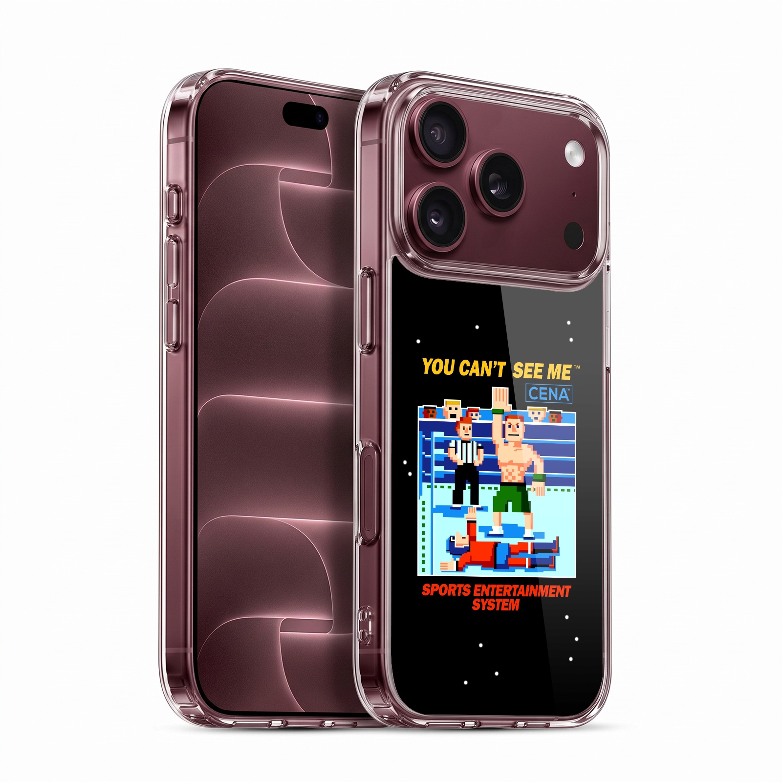 John Cena 8-Bit Retro Hybrid MagSafe Case for iPhone 18 Pro