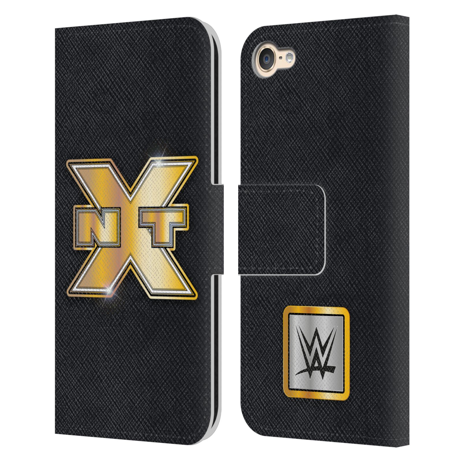 OFFICIAL WWE TITLE BELTS LEATHER BOOK WALLET CASE COVER FOR APPLE iPOD TOUCH MP3 - Picture 8 of 16