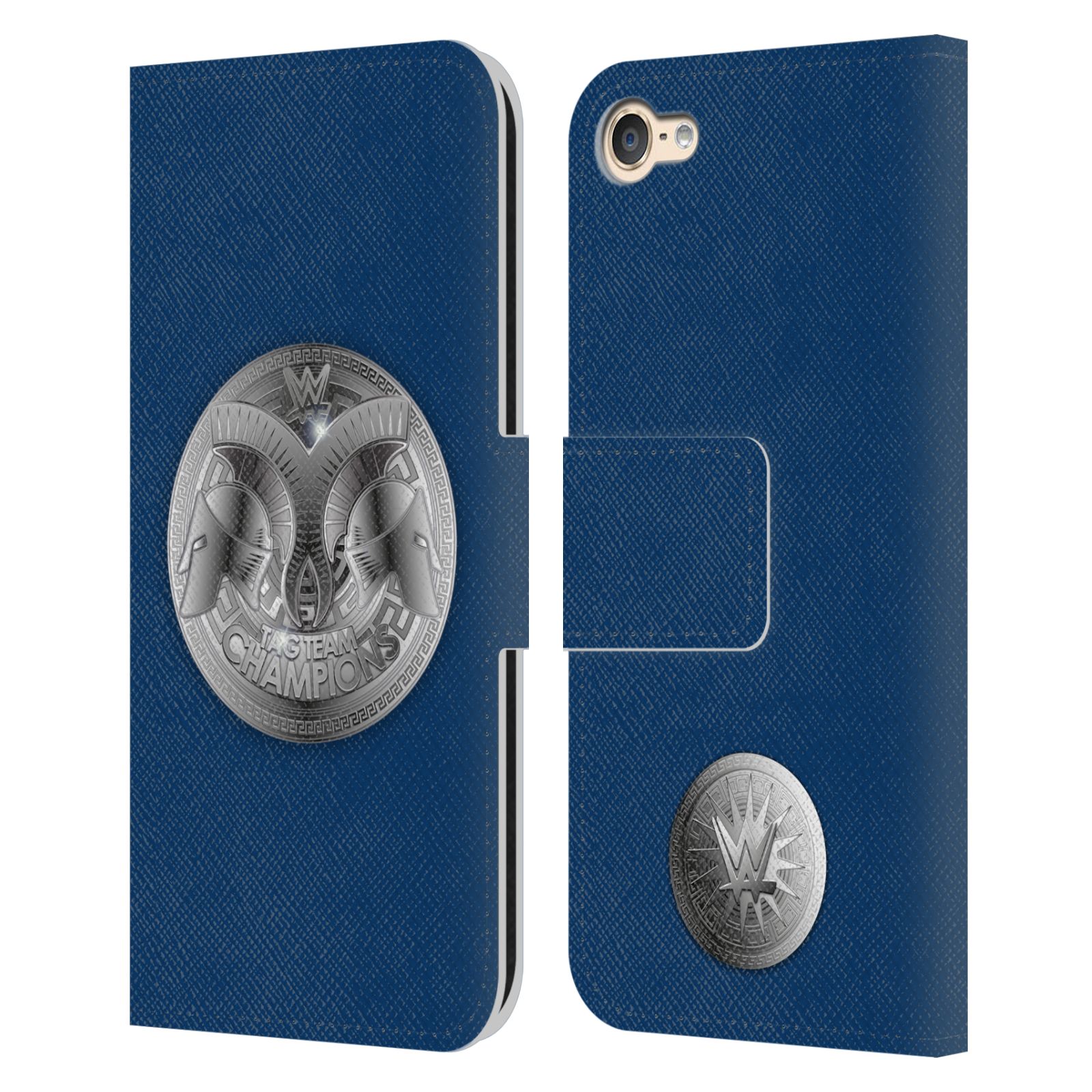 OFFICIAL WWE TITLE BELTS LEATHER BOOK WALLET CASE COVER FOR APPLE iPOD TOUCH MP3 - Picture 9 of 16