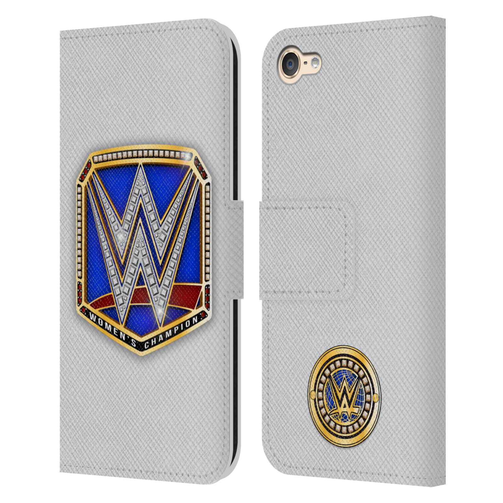 OFFICIAL WWE TITLE BELTS LEATHER BOOK WALLET CASE COVER FOR APPLE iPOD TOUCH MP3 - Picture 12 of 16