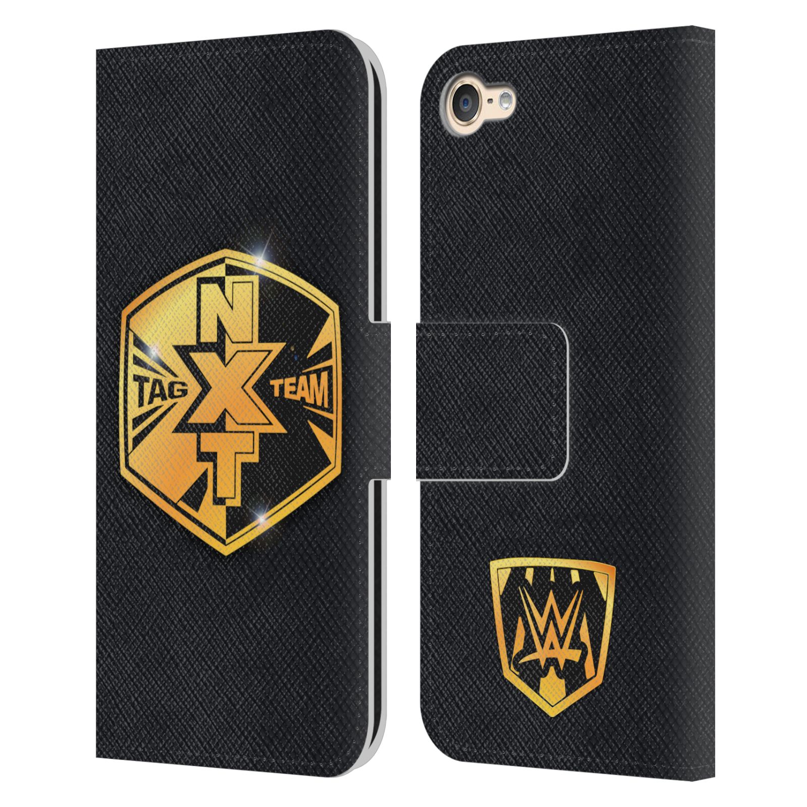 OFFICIAL WWE TITLE BELTS LEATHER BOOK WALLET CASE COVER FOR APPLE iPOD TOUCH MP3 - Picture 14 of 16