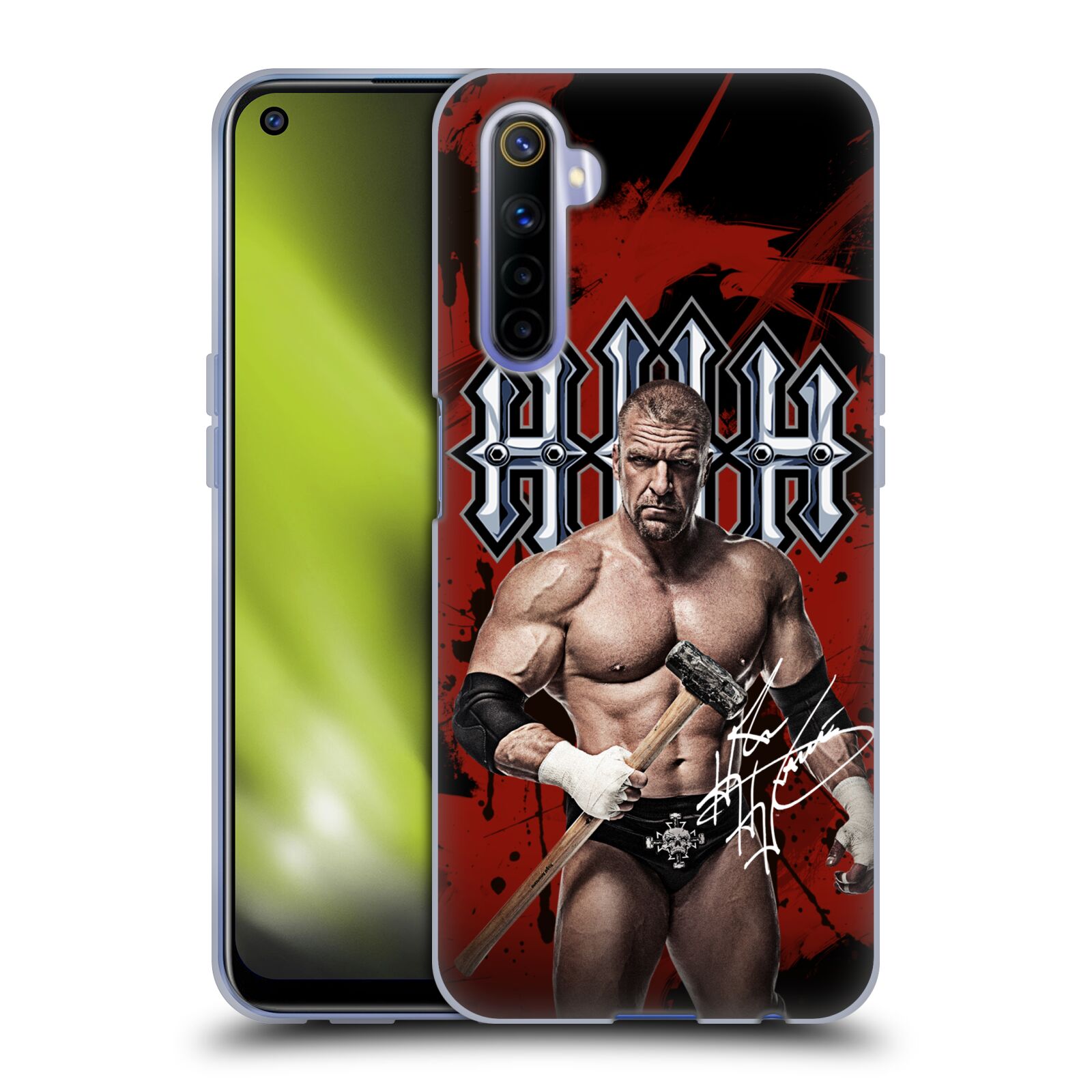 OFFICIAL WWE TRIPLE H SOFT GEL CASE FOR REALME PHONES - Picture 9 of 14