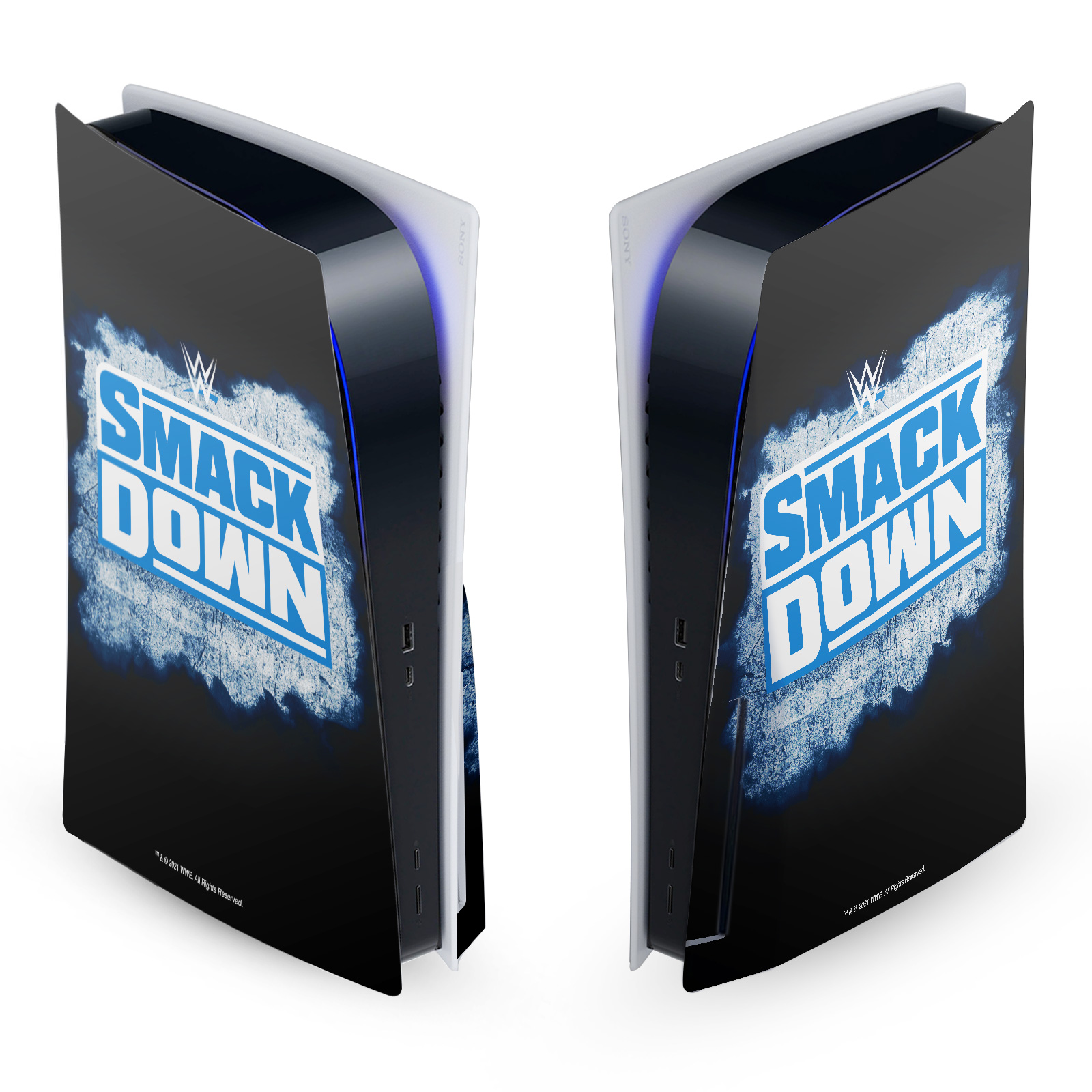 WWE TV PROGRAM LOGOS VINYL SKIN FOR SONY PLAYSTATION 5 PS5 DISC EDITION CONSOLE - Picture 9 of 10