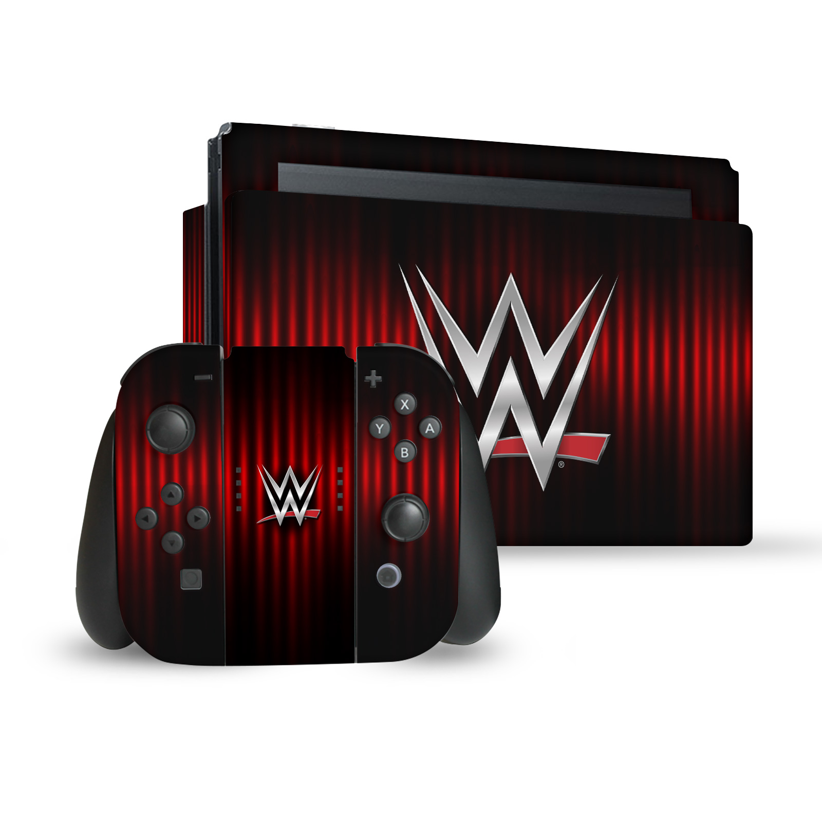 Wwe Gaming Skin for Switch Console, Dock & Joy-Con Bundle
