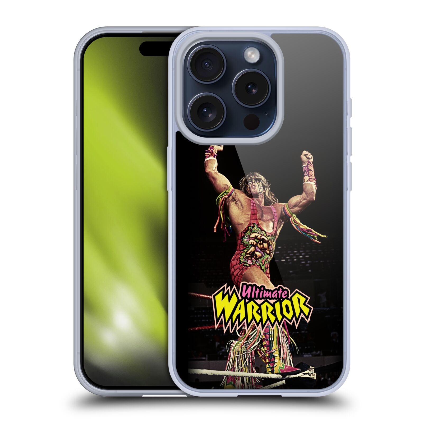 OFFICIAL WWE ULTIMATE WARRIOR SOFT GEL CASE FOR APPLE iPHONE PHONES - Picture 9 of 15