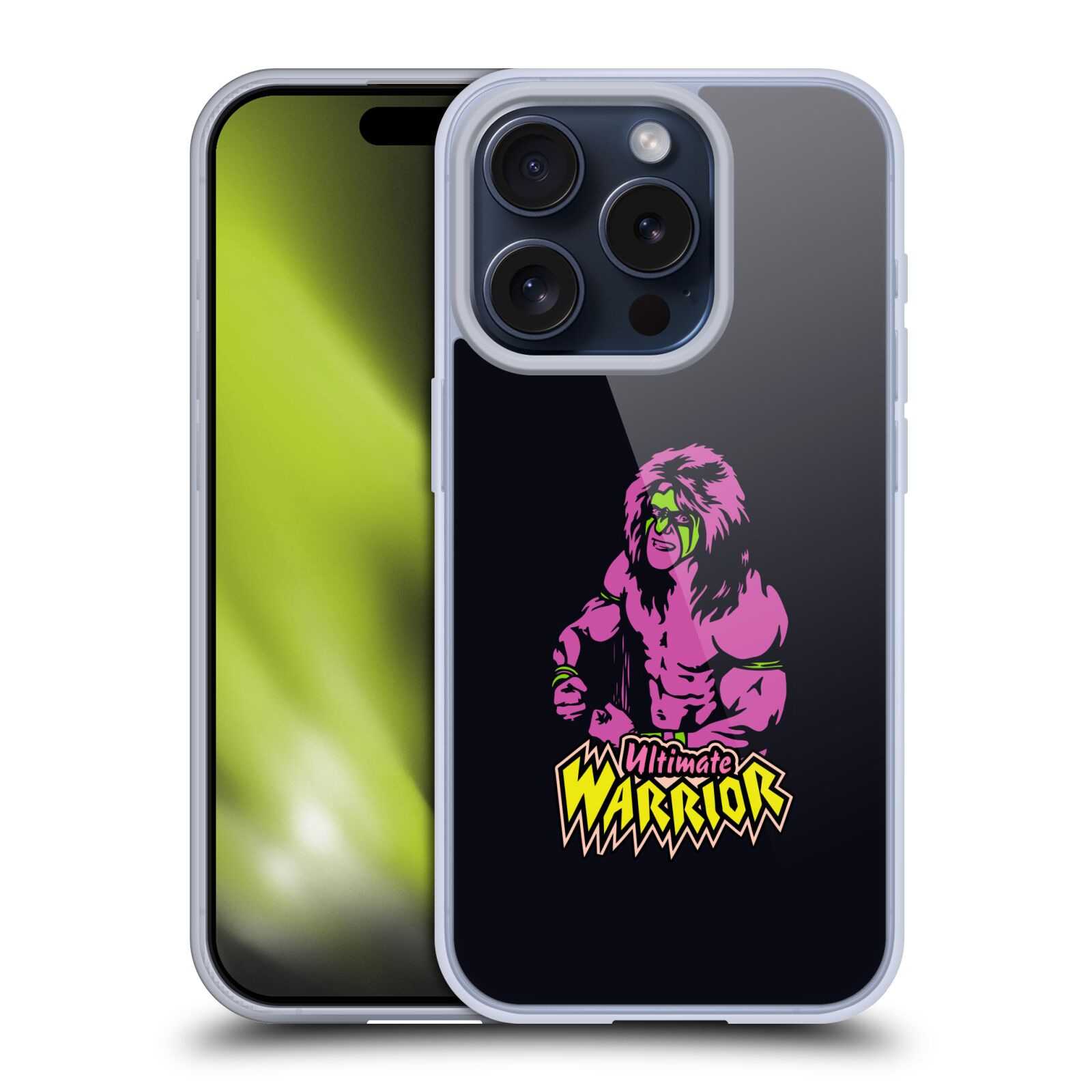 OFFICIAL WWE ULTIMATE WARRIOR SOFT GEL CASE FOR APPLE iPHONE PHONES - Picture 10 of 15