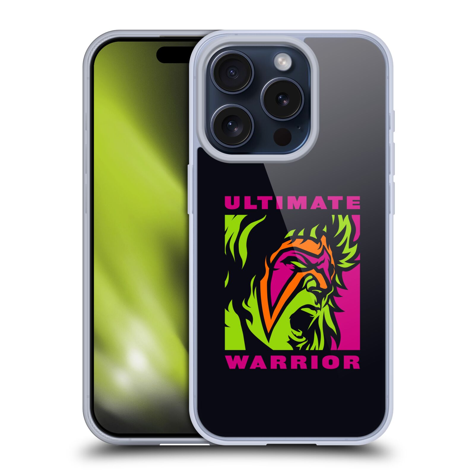 OFFICIAL WWE ULTIMATE WARRIOR SOFT GEL CASE FOR APPLE iPHONE PHONES - Picture 11 of 15