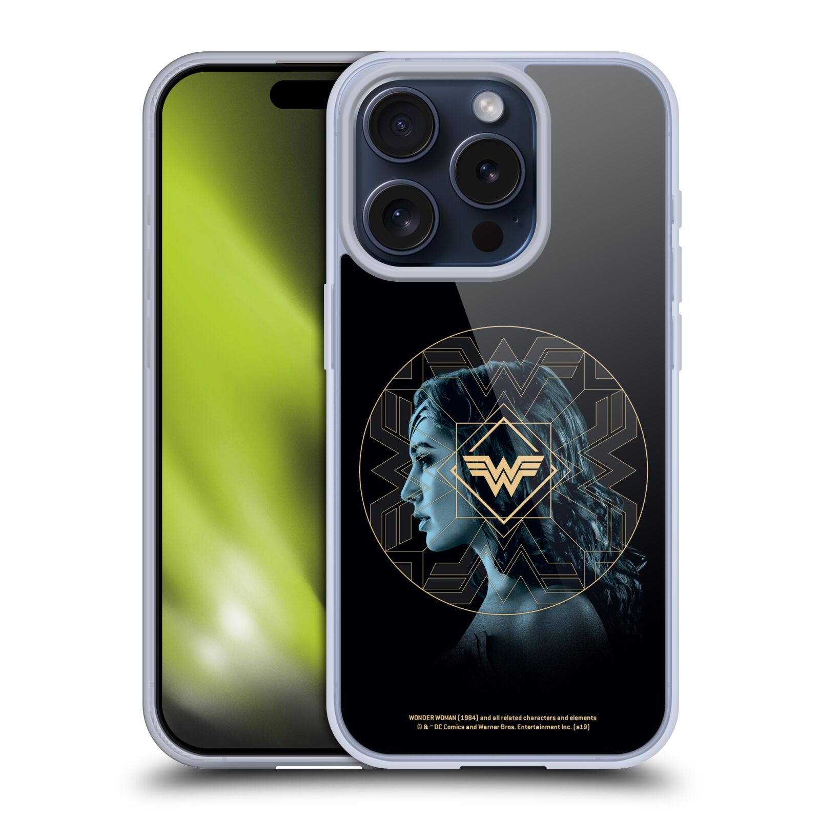 OFFICIAL WONDER WOMAN 1984 LOGO ART SOFT GEL CASE FOR APPLE iPHONE PHONES