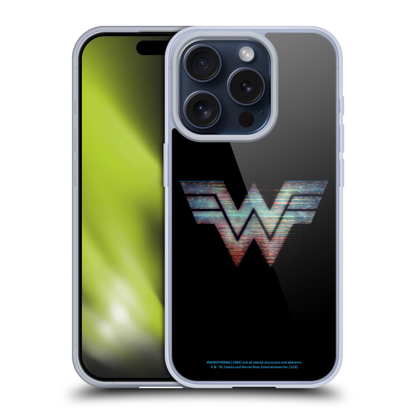 OFFICIAL WONDER WOMAN 1984 LOGO ART SOFT GEL CASE FOR APPLE iPHONE PHONES