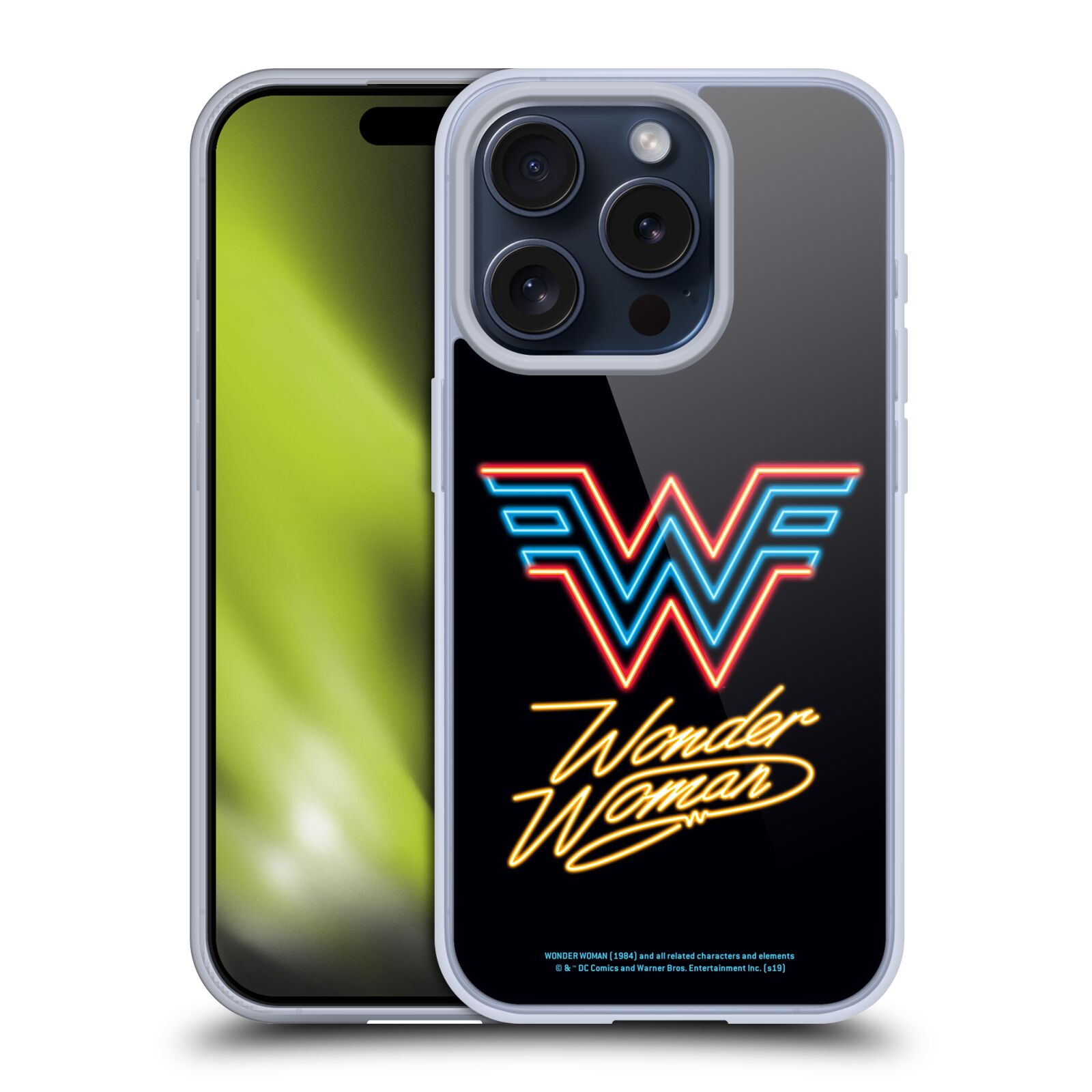 OFFICIAL WONDER WOMAN 1984 LOGO ART SOFT GEL CASE FOR APPLE iPHONE PHONES