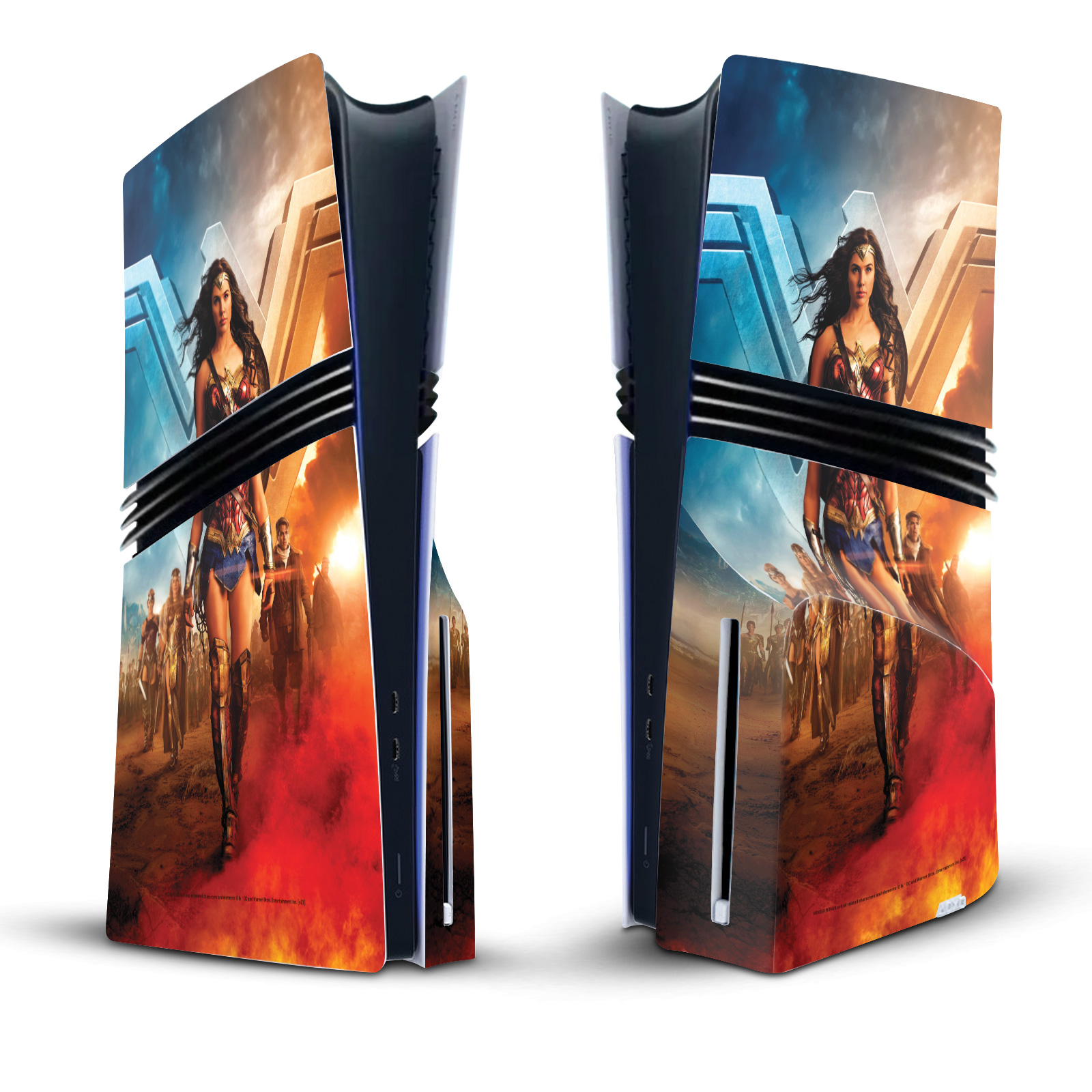 PAQUETE DE VINILO CARTELES DE PELÍCULAS WONDER WOMAN PARA SONY PS5 PRO EDICIÓN DISCO - Imagen 9 de 10
