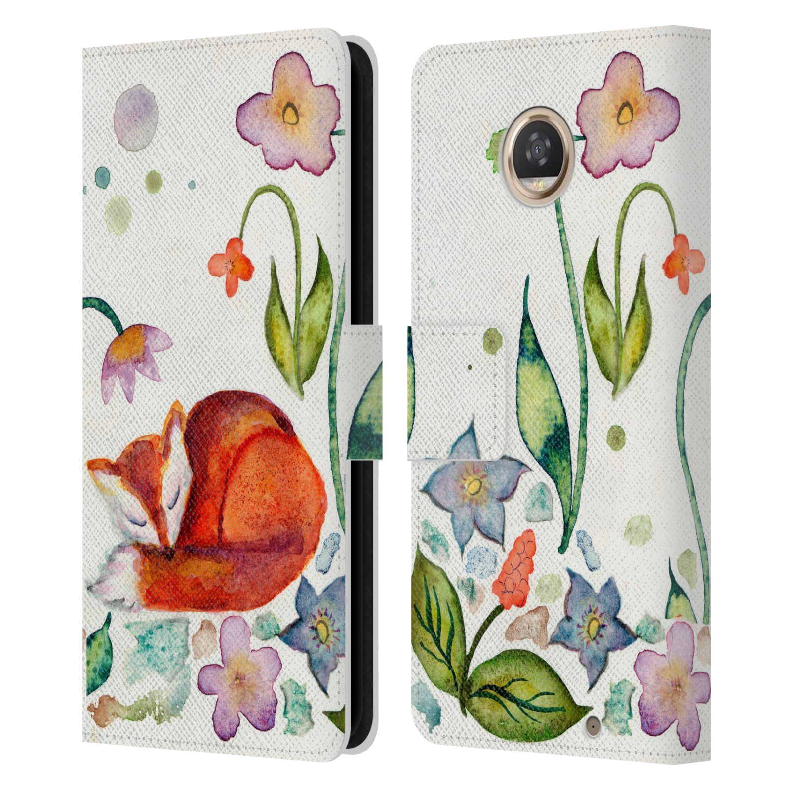 OFFICIAL WYANNE ANIMALS LEATHER BOOK WALLET CASE COVER FOR MOTOROLA PHONES - Picture 17 of 22