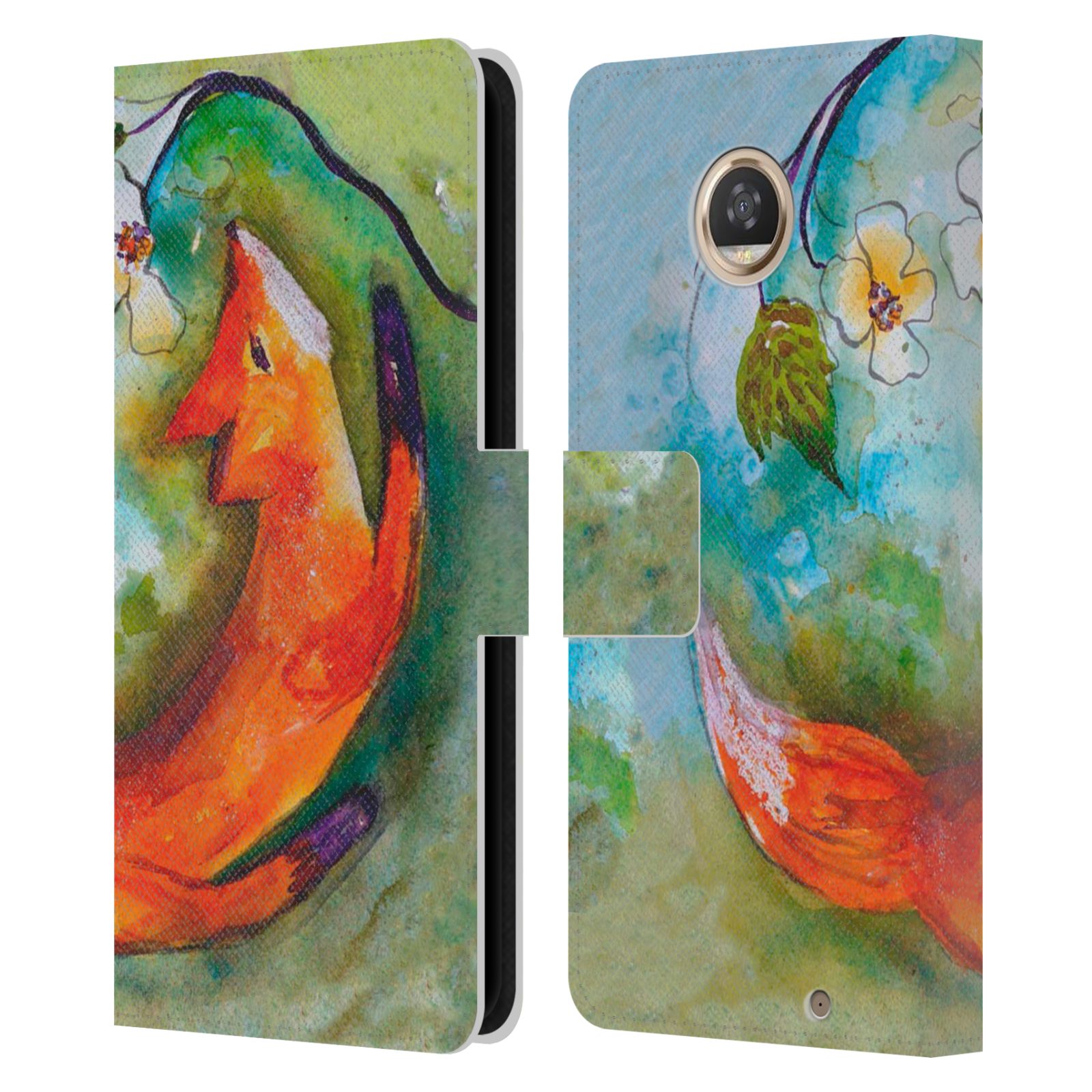 OFFICIAL WYANNE ANIMALS LEATHER BOOK WALLET CASE COVER FOR MOTOROLA PHONES - Picture 16 of 22