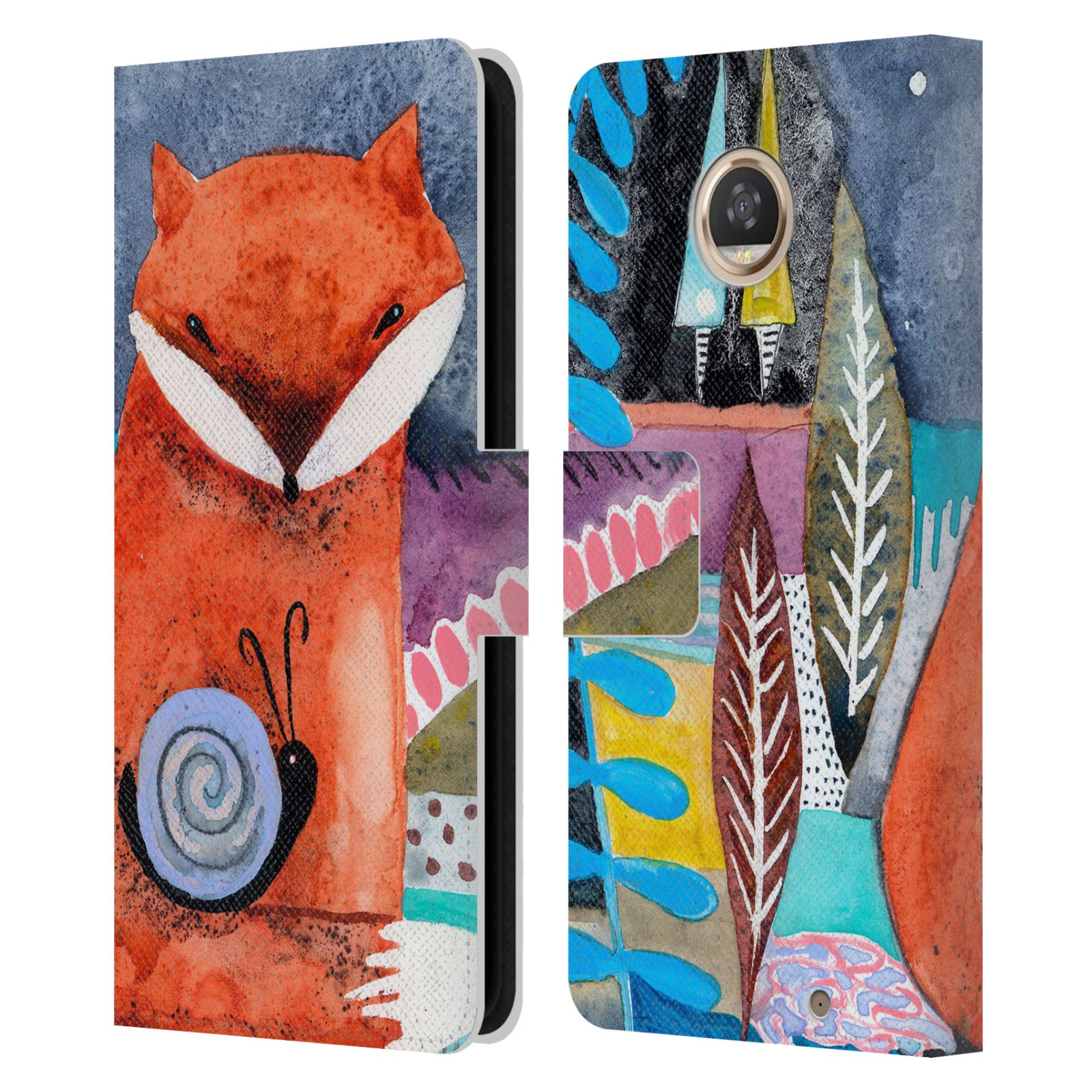 OFFICIAL WYANNE ANIMALS LEATHER BOOK WALLET CASE COVER FOR MOTOROLA PHONES - Picture 21 of 22